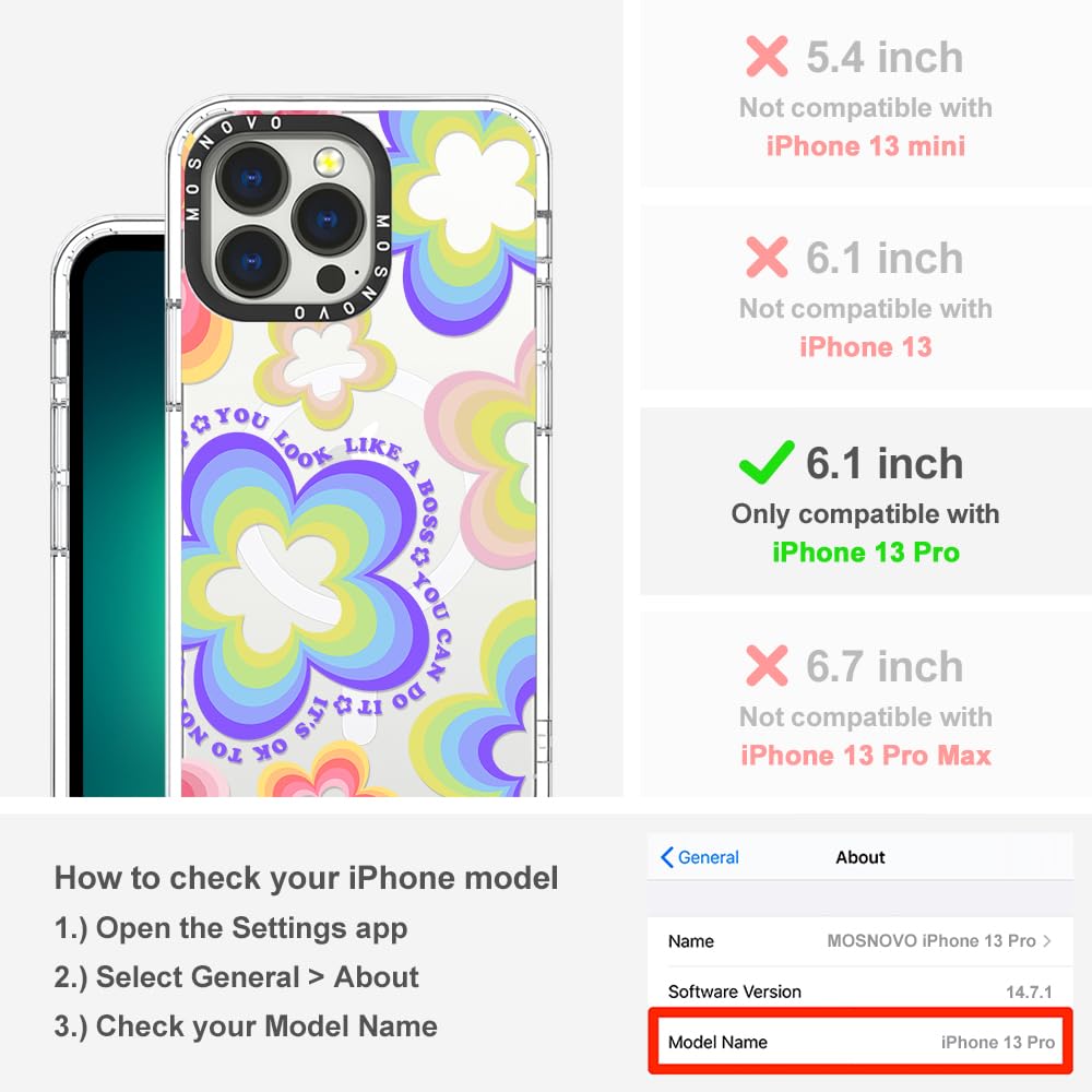 Foto 3 pulgar | Funda De Teléfono Mosnovo Compatible Con Iphone 13 Pro Heavenly Bl - Venta Internacional.