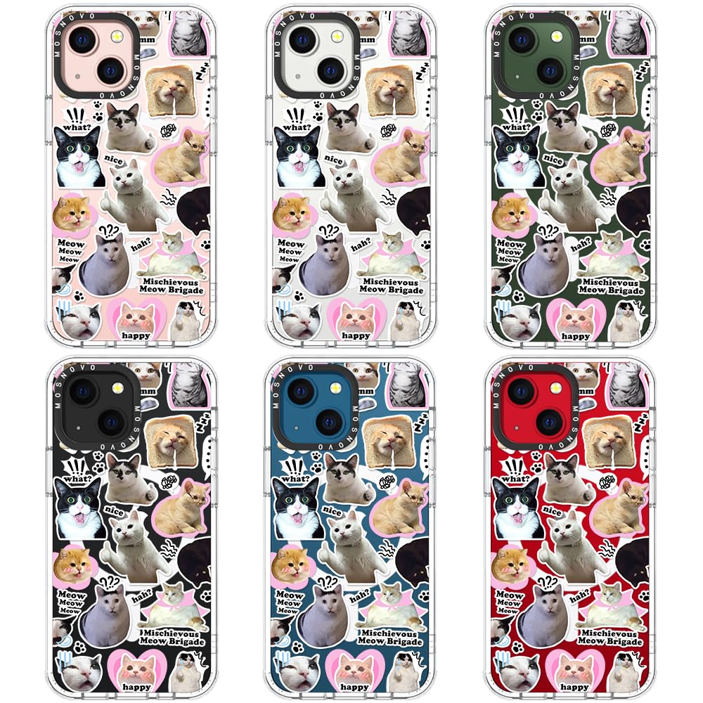Foto 4 pulgar | Funda De Teléfono Mosnovo Buffertech Para Iphone 14/13 De 6.1 Pulgadas, Transparente - Venta Internacional.