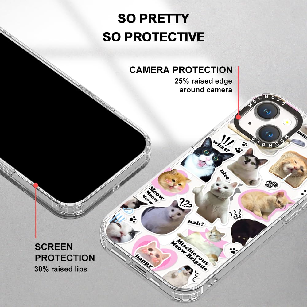 Foto 7 pulgar | Funda De Teléfono Mosnovo Buffertech Para Iphone 14/13 De 6.1 Pulgadas, Transparente - Venta Internacional.