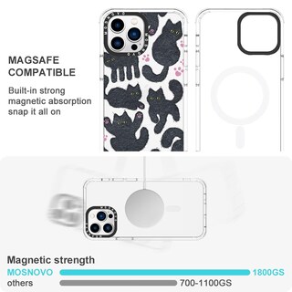 Foto 4 | Funda De Teléfono Mosnovo Para Iphone 13 Pro Max Con Magsafe Black - Venta Internacional.