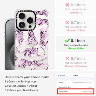 Foto 2 | Funda De Teléfono Mosnovo Buffertech A Prueba De Golpes Para Iphone 15 Pro - Venta Internacional.