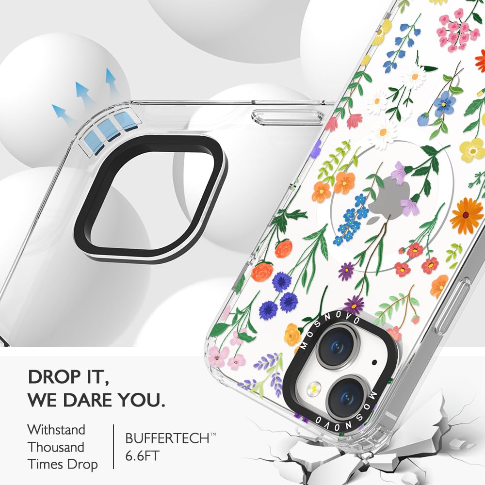 Foto 8 pulgar | Funda De Teléfono Mosnovo Buffertech Para Iphone 14/13 De 6.1 Pulgadas, Transparente - Venta Internacional.