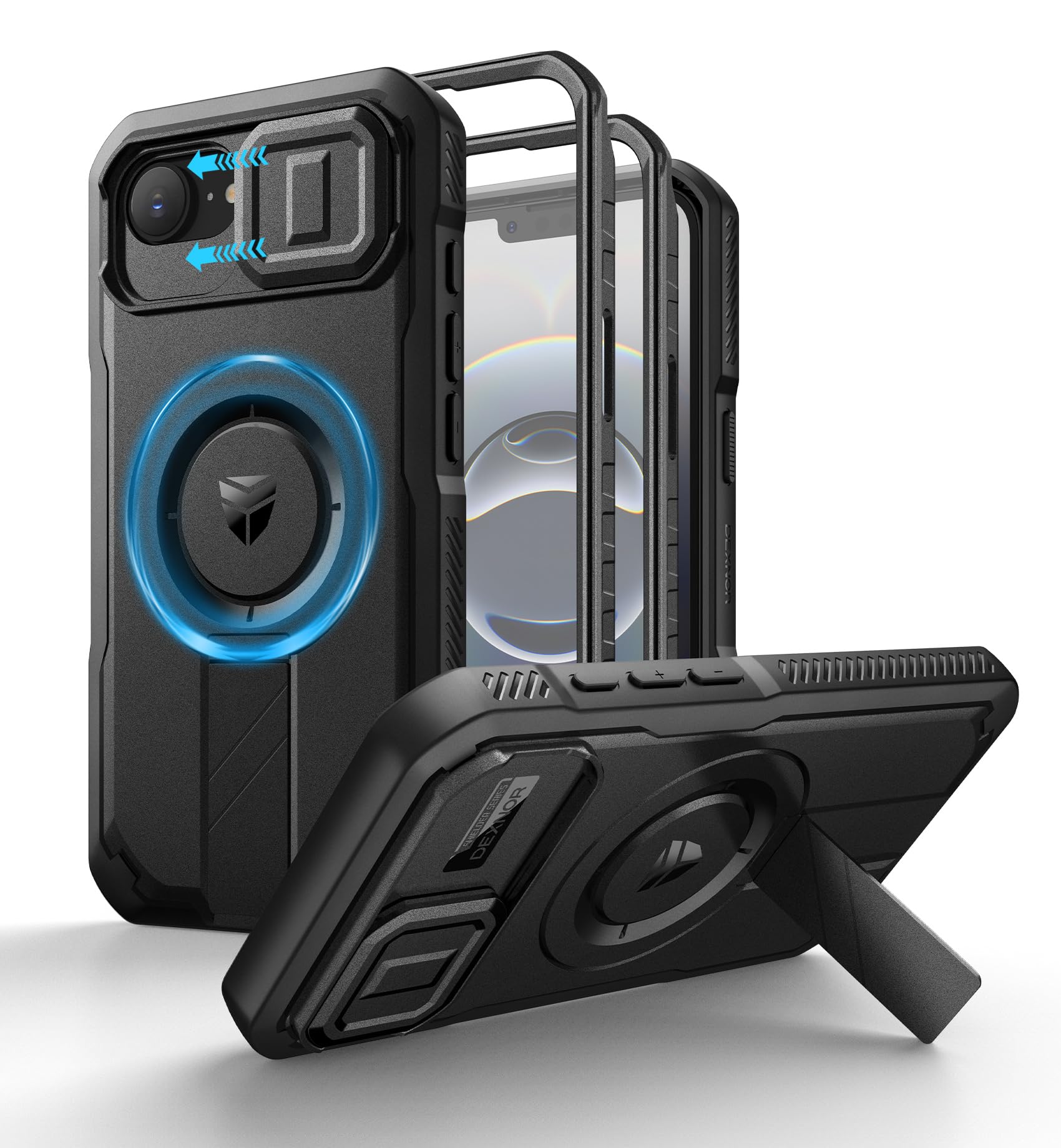 Foto 1 | Funda Dexnor Para Iphone 16e Con Cámara Magnética Deslizante - Venta Internacional.