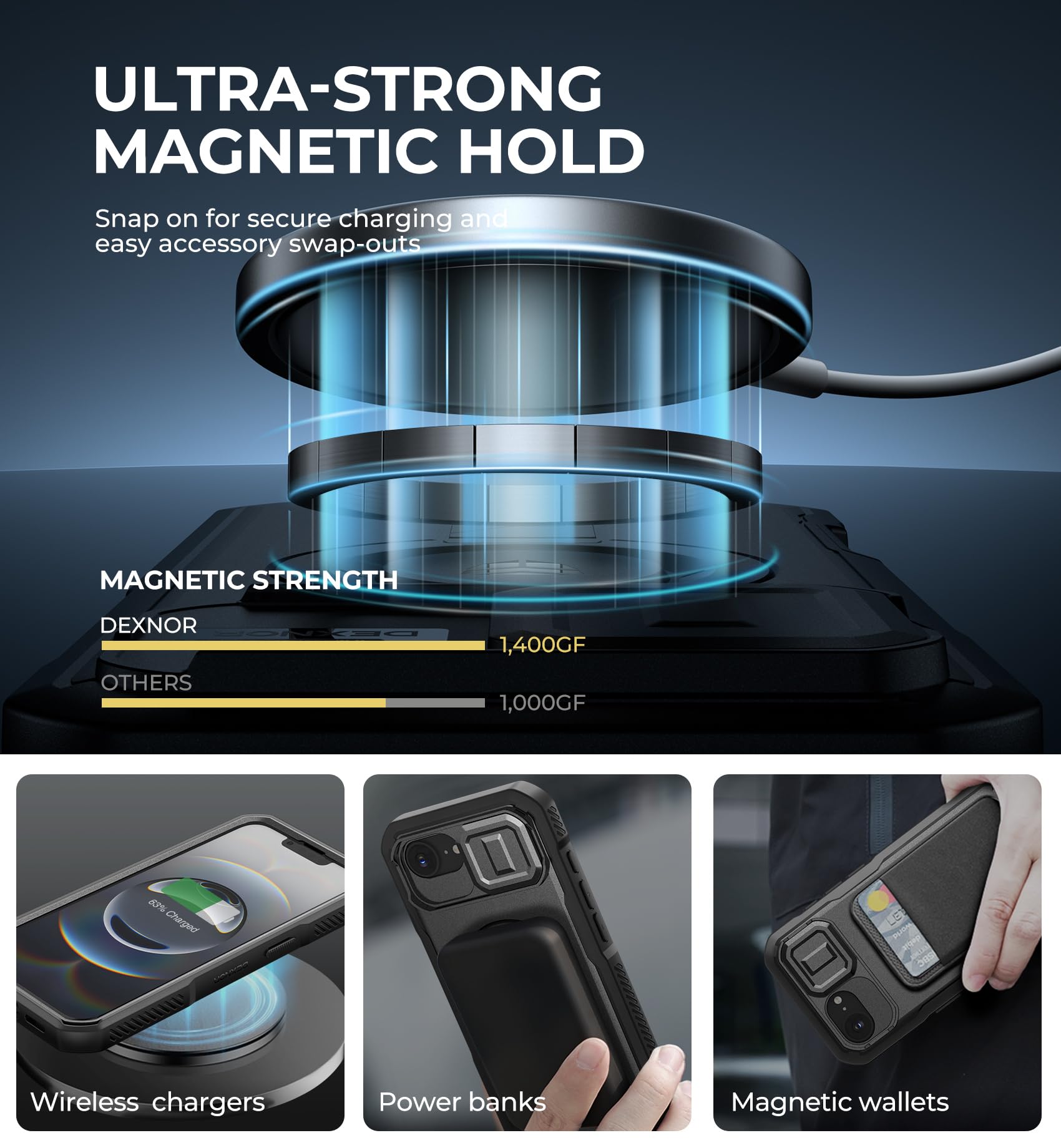 Foto 3 | Funda Dexnor Para Iphone 16e Con Cámara Magnética Deslizante - Venta Internacional.
