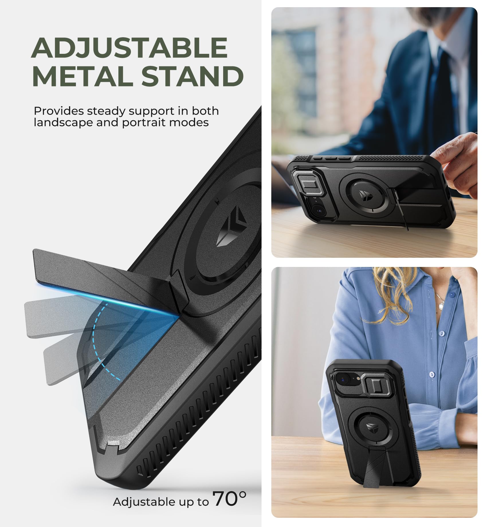 Foto 7 pulgar | Funda Dexnor Para Iphone 16e Con Cámara Magnética Deslizante - Venta Internacional.
