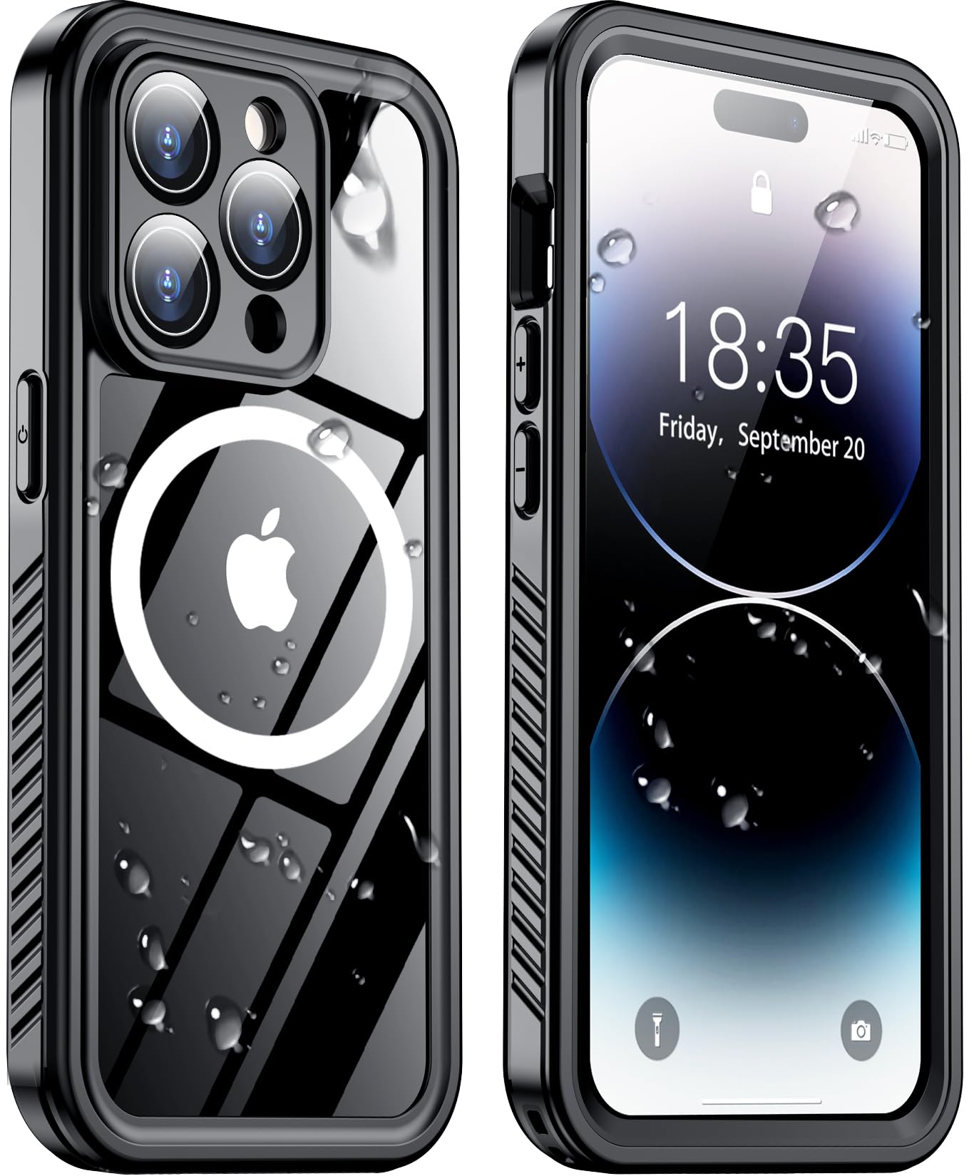 Foto 2 pulgar | Funda Magnética Impermeable Temdan Con Pantalla Para Iphone 14 Pro  - Venta Internacional.