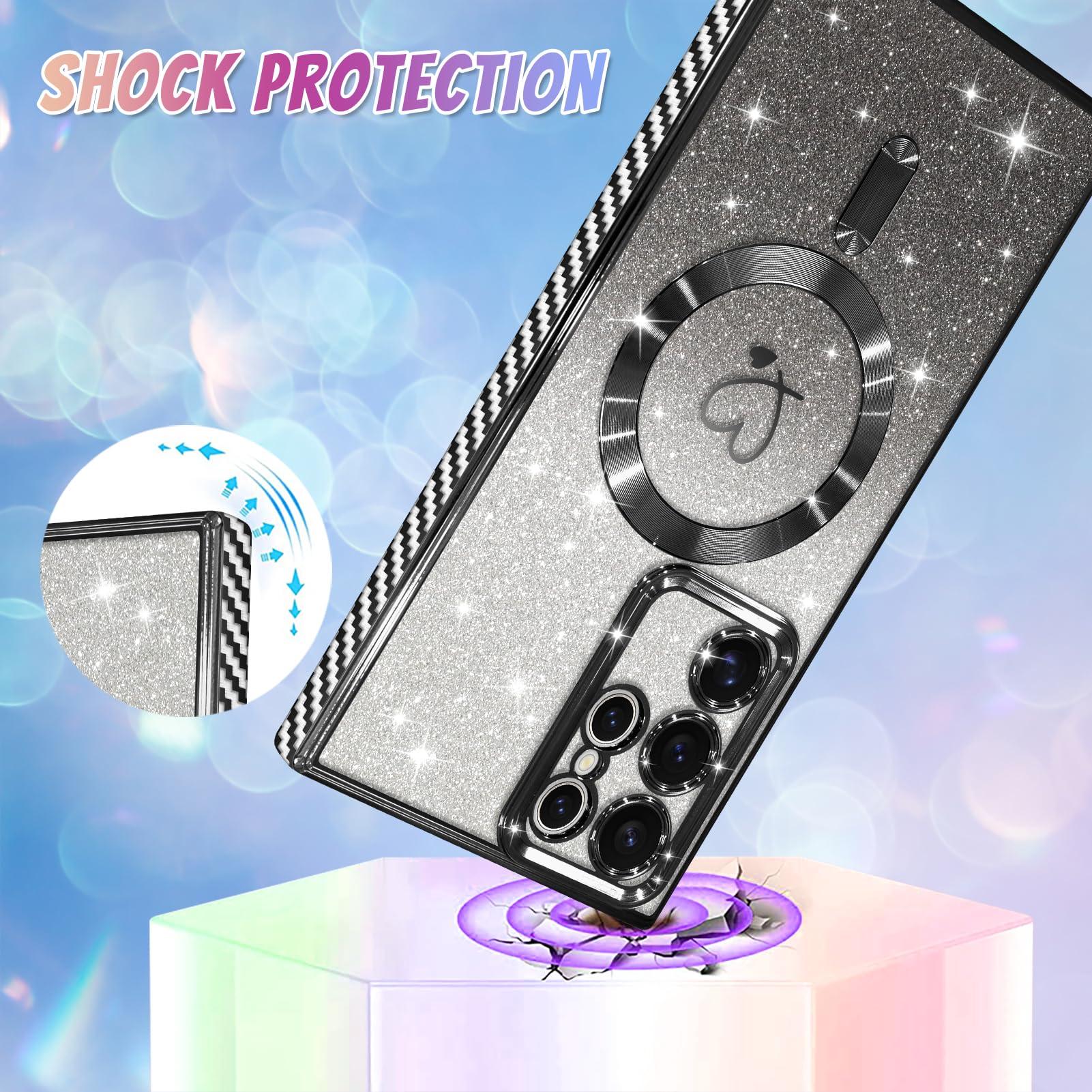 Foto 4 pulgar | Funda De Teléfono Bonoma Compatible Con Samsung Galaxy S22 Ultra - Venta Internacional.