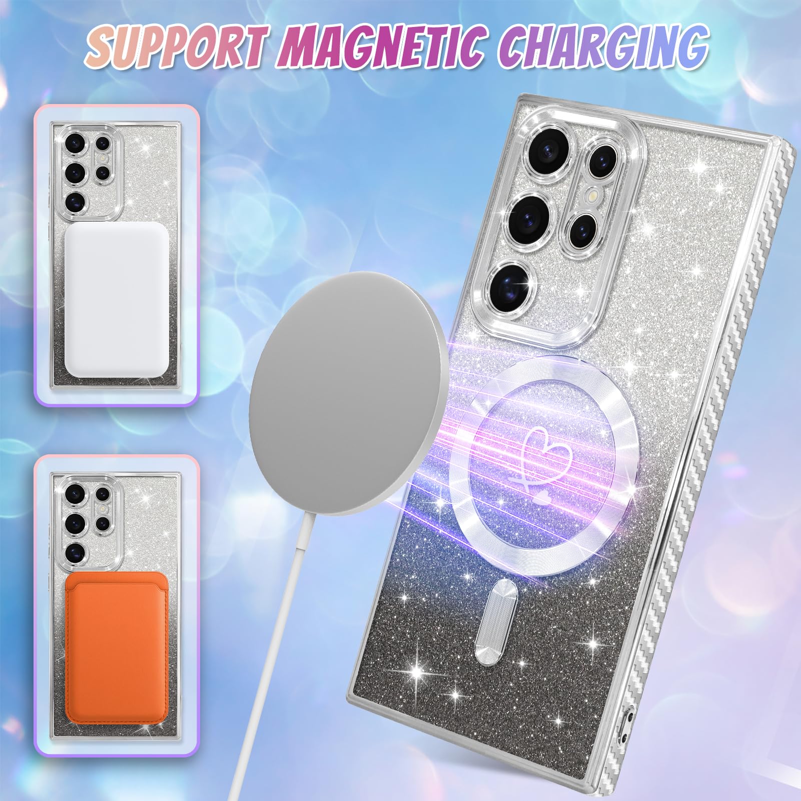 Foto 6 pulgar | Funda De Teléfono Bonoma Compatible Con Samsung Galaxy S23 Ultra - Venta Internacional.