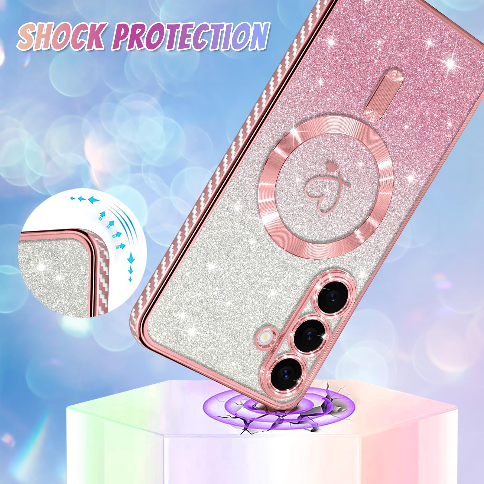 Foto 4 pulgar | Funda De Teléfono Bonoma Compatible Con Samsung Galaxy S25 Plus - Venta Internacional.