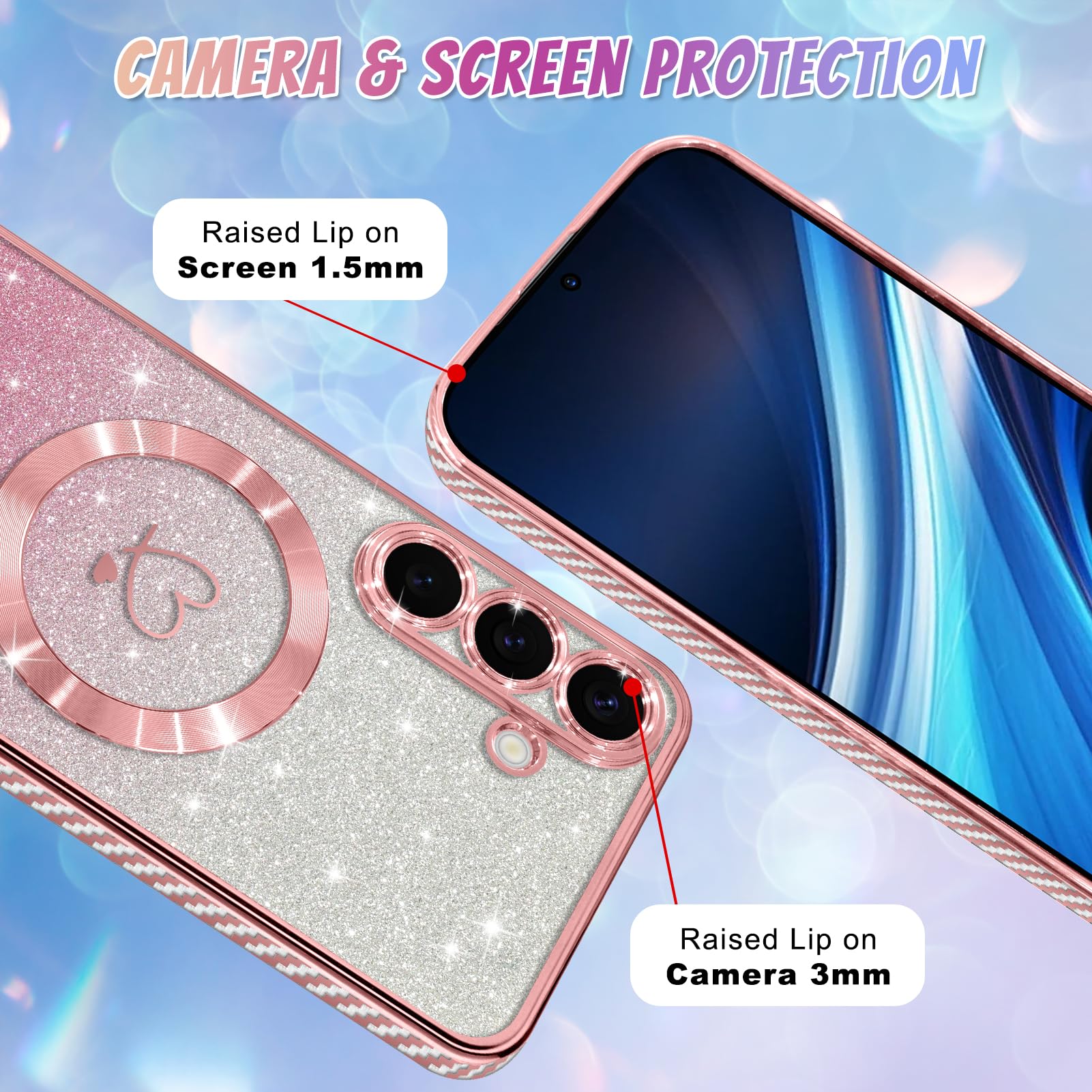 Foto 5 pulgar | Funda De Teléfono Bonoma Compatible Con Samsung Galaxy S25 Plus - Venta Internacional.
