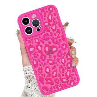 Foto 1 | Funda Iphone 12 Pro Max Kanghar Con Estampado De Leopardo Rosa Intenso - Venta Internacional.