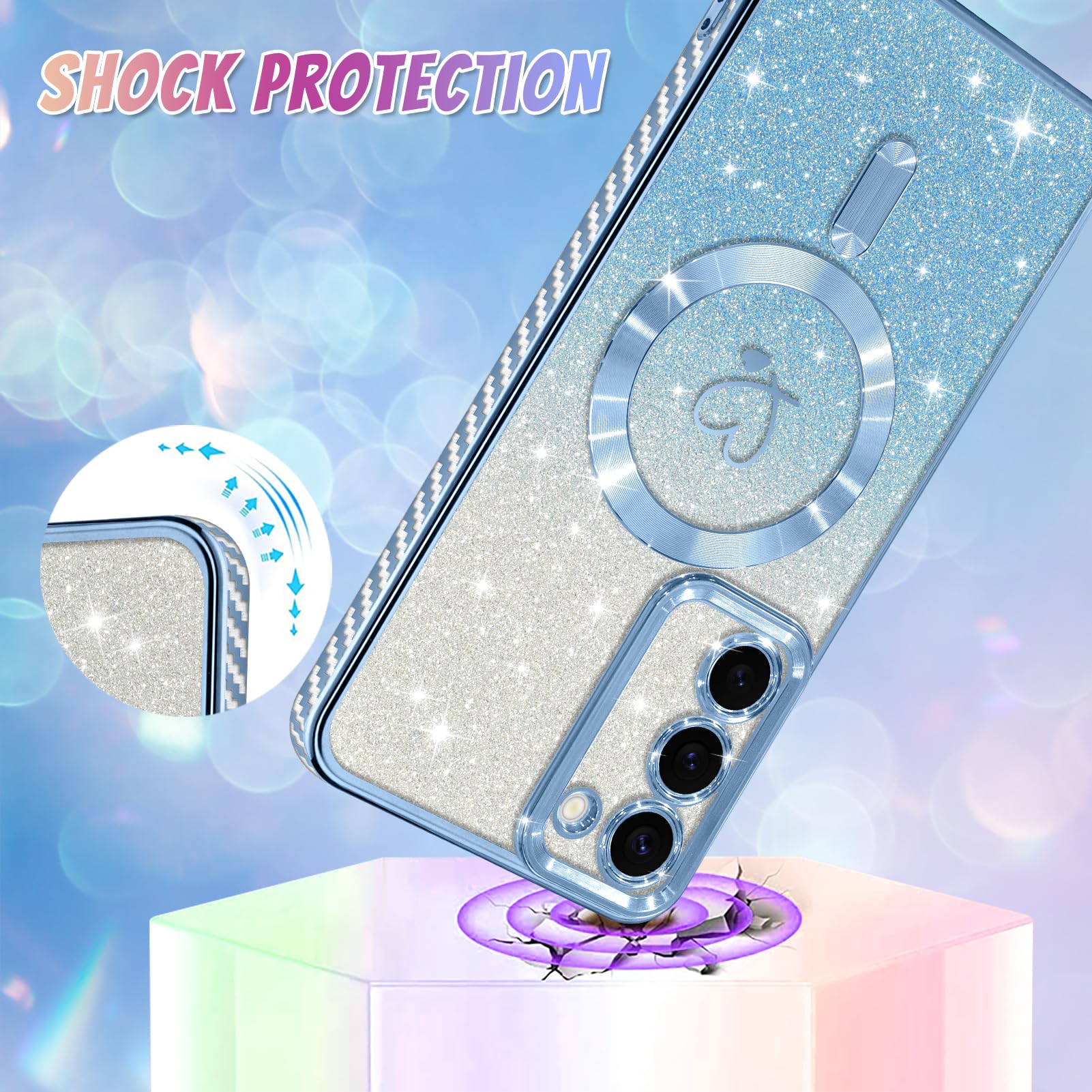 Foto 4 pulgar | Funda De Teléfono Bonoma Compatible Con Samsung Galaxy S23 Plus - Venta Internacional.