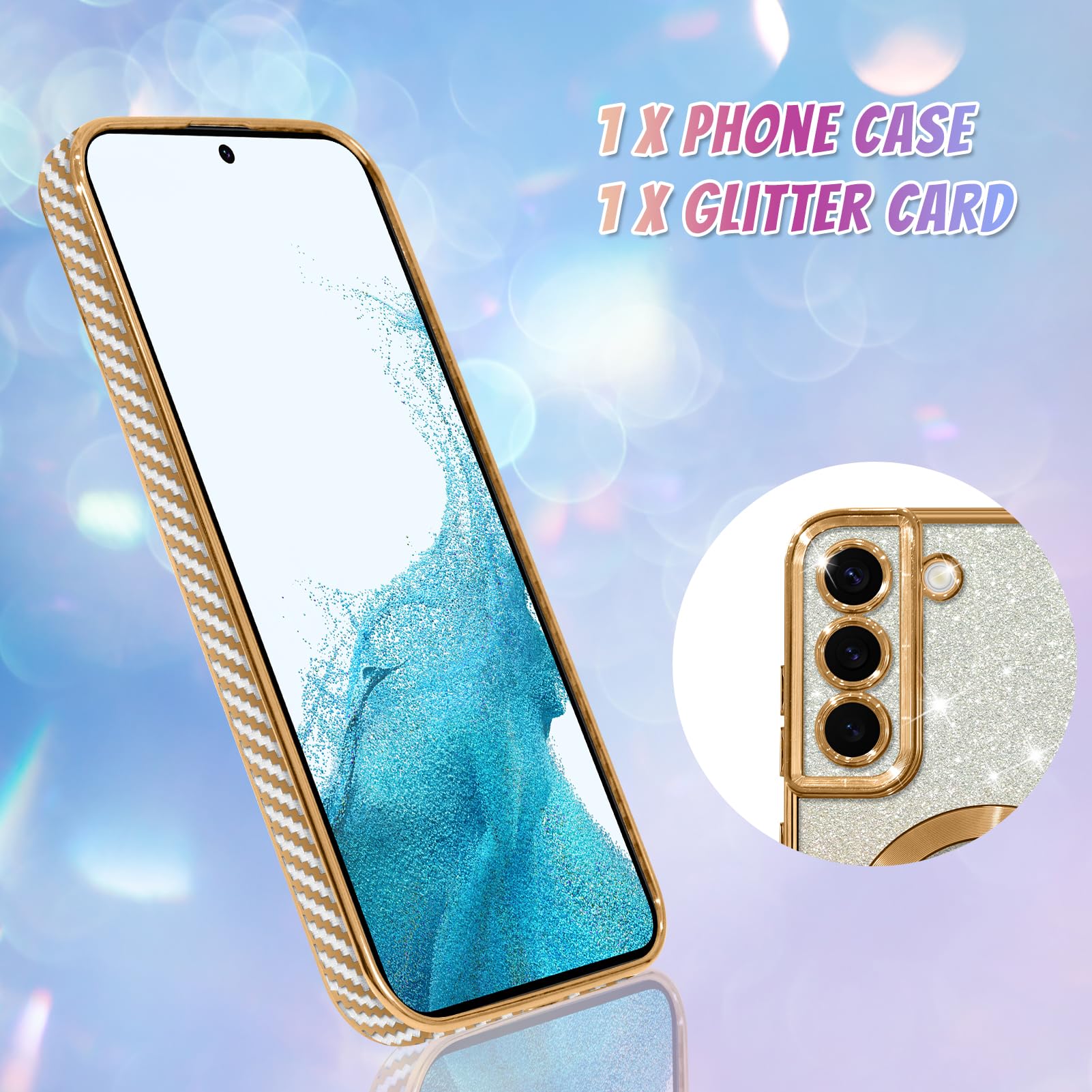 Foto 3 pulgar | Funda De Teléfono Bonoma Compatible Con Samsung Galaxy S22 Plus - Venta Internacional.