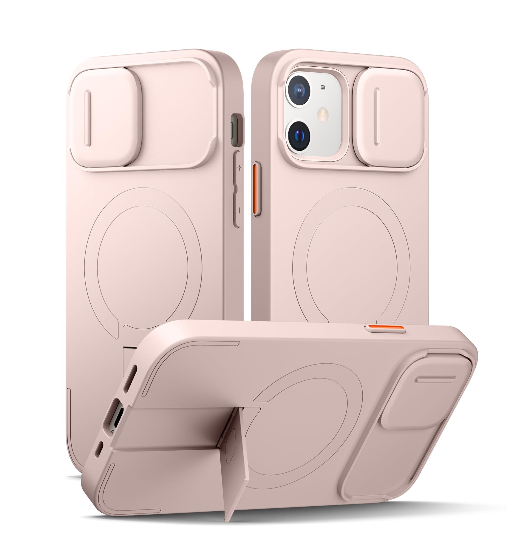Funda Suritch Para Iphone 12/12 Pro De 6.1 Pulgadas Con Funda Magnética, Color Rosa - Venta Internacional. $972