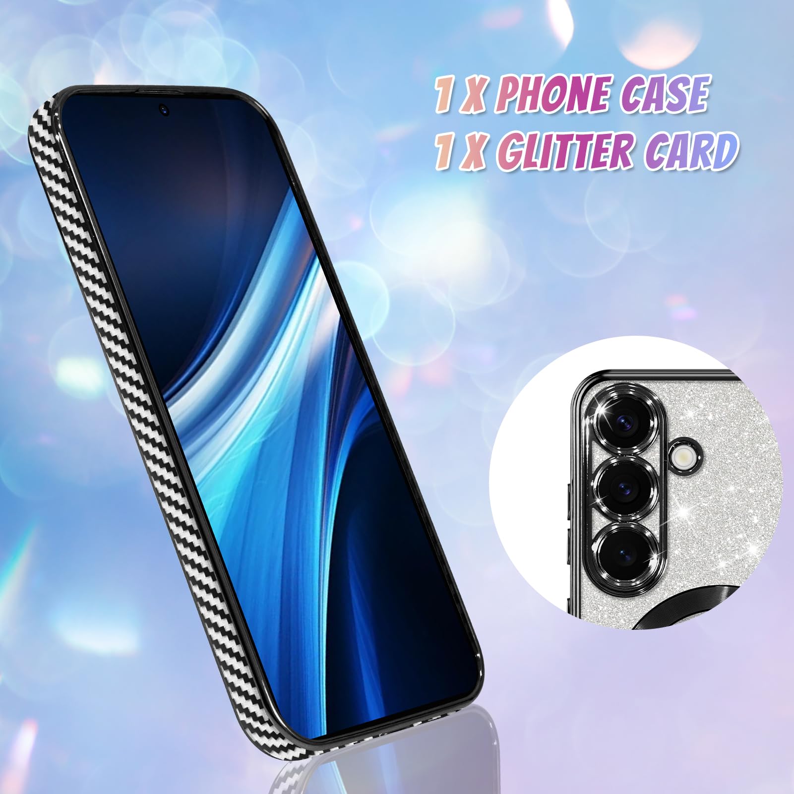 Foto 3 pulgar | Funda De Teléfono Bonoma Compatible Con Samsung Galaxy S25 Plus - Venta Internacional.