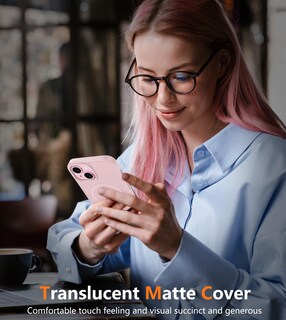 Foto 7 | Funda Fntcase para iPhone 15 Rosa Magnético Mate - Venta Internacional