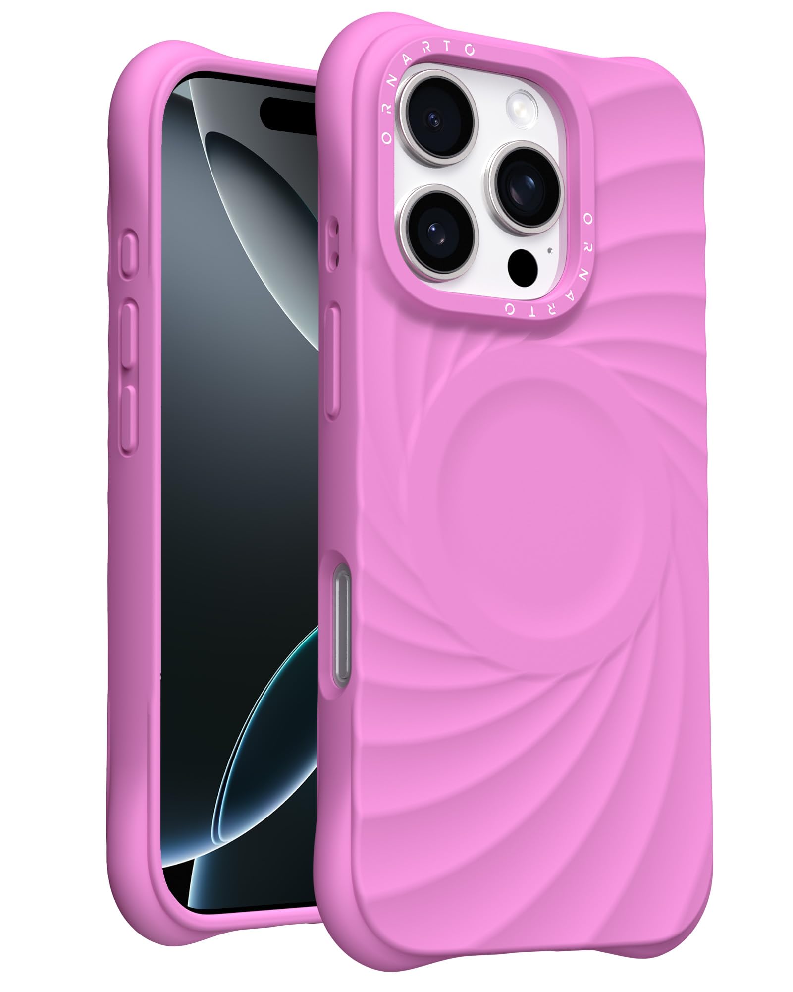 Funda De Teléfono Ornarto Vortuxe Para Iphone 16 Pro Max Con Magsafe - Venta Internacional.