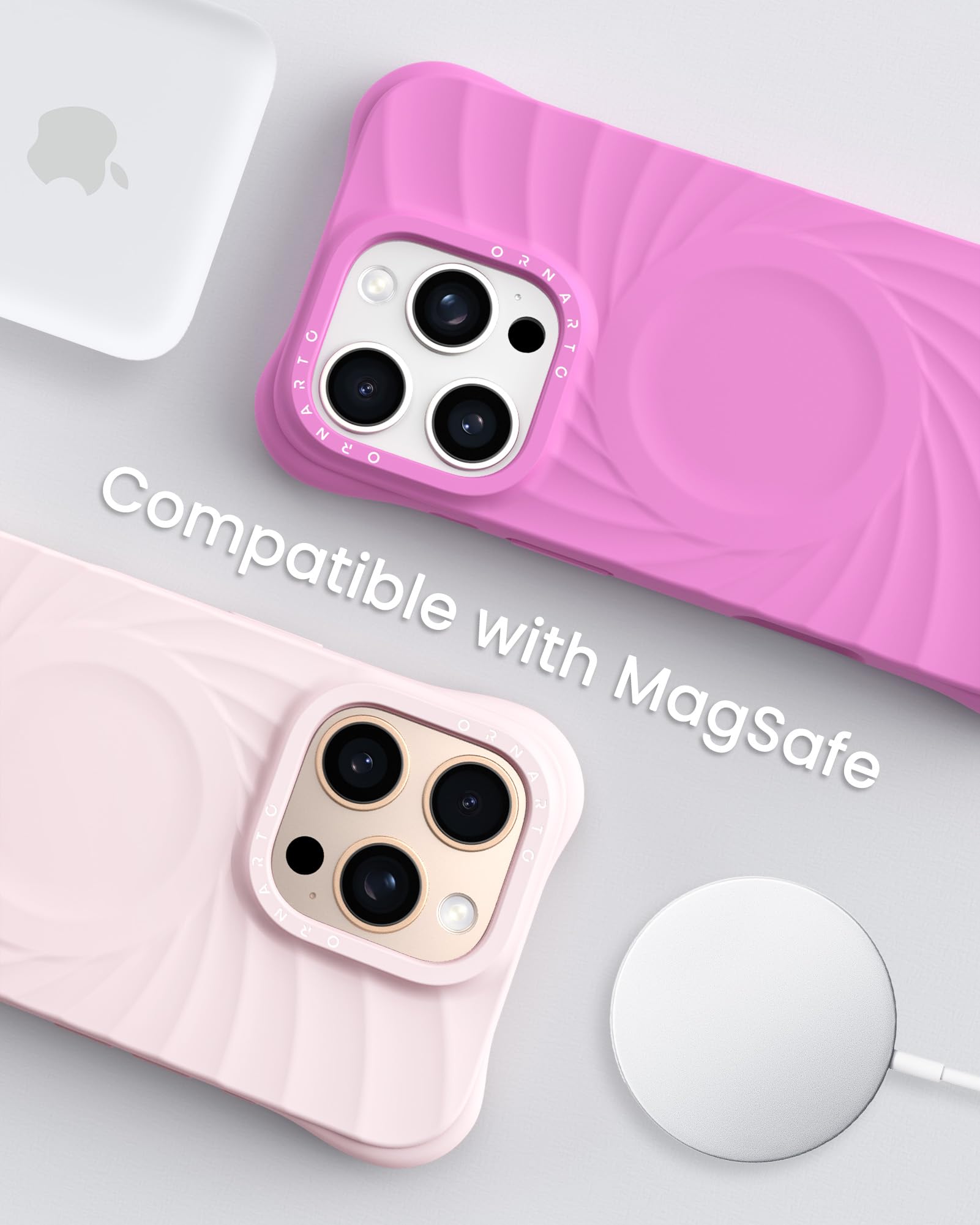 Foto 8 pulgar | Funda De Teléfono Ornarto Vortuxe Para Iphone 16 Pro Max Con Magsafe - Venta Internacional.