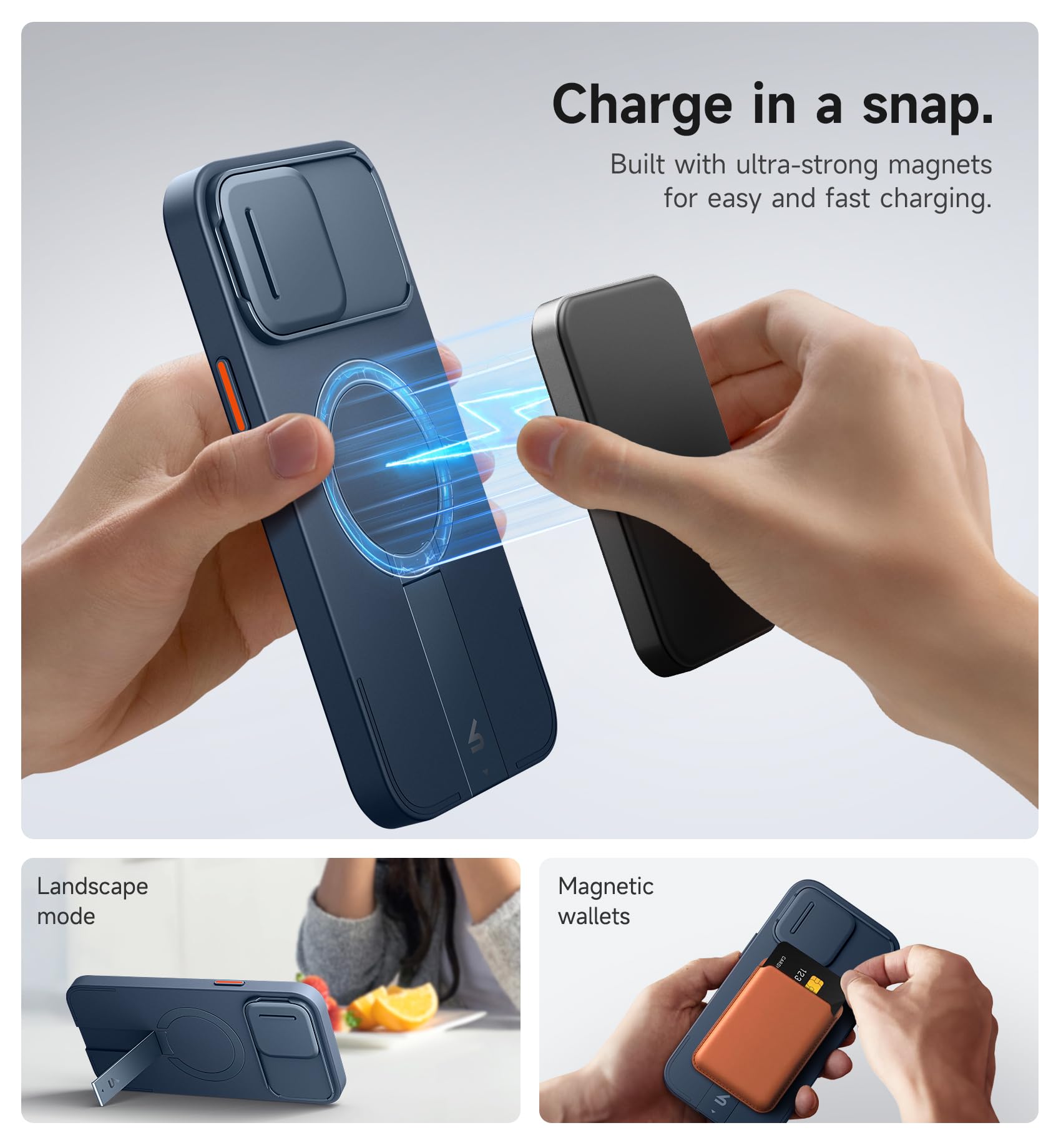 Foto 3 | Funda Suritch Para Iphone 13 Pro Max/12 Pro Max De 6.7 Pulgadas, Color Azul - Venta Internacional.