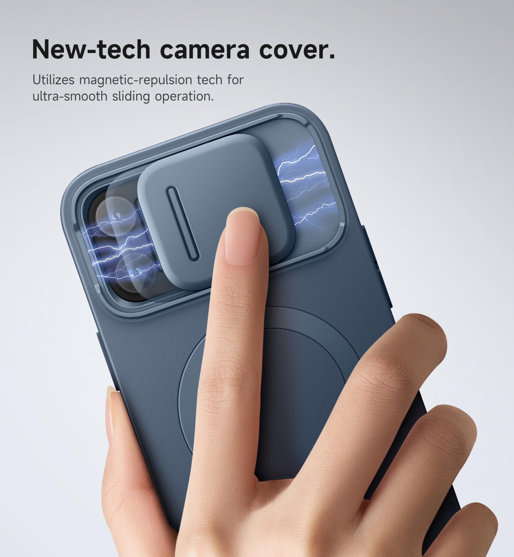Foto 5 pulgar | Funda Suritch Para Iphone 13 Pro Max/12 Pro Max De 6.7 Pulgadas, Color Azul - Venta Internacional.