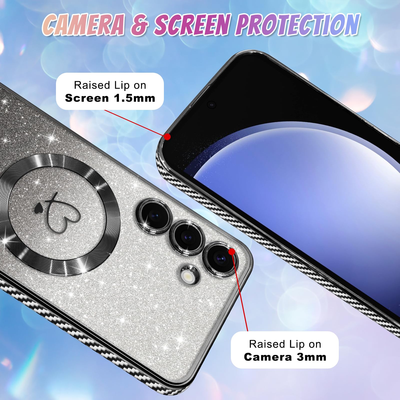 Foto 4 | Funda De Teléfono Bonoma Compatible Con Samsung Galaxy S23 Fe - Venta Internacional.
