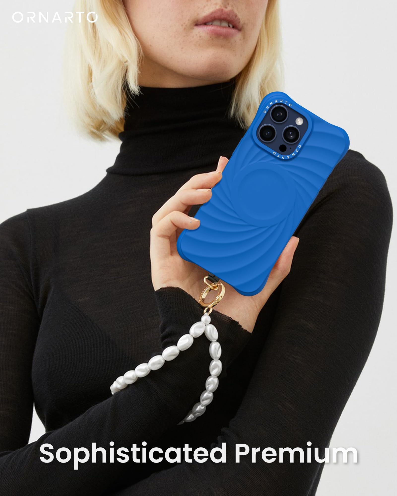 Foto 7 pulgar | Funda De Teléfono Ornarto Vortuxe Para Iphone 15 Pro 6.1 - Azure - Venta Internacional.