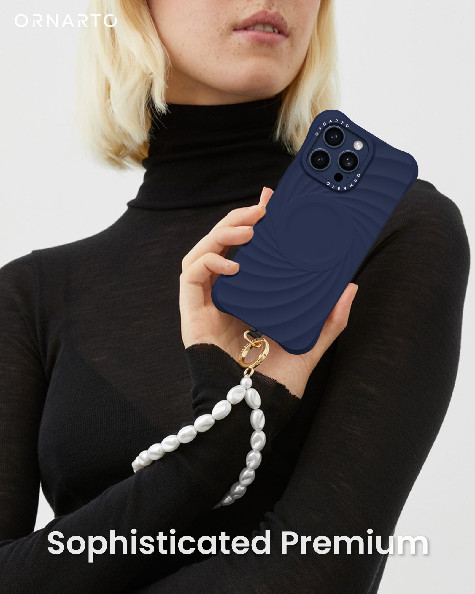 Foto 7 pulgar | Funda Ornarto Vortuxe Para Iphone 15 Pro 6.1 Azul Marino - Venta Internacional.