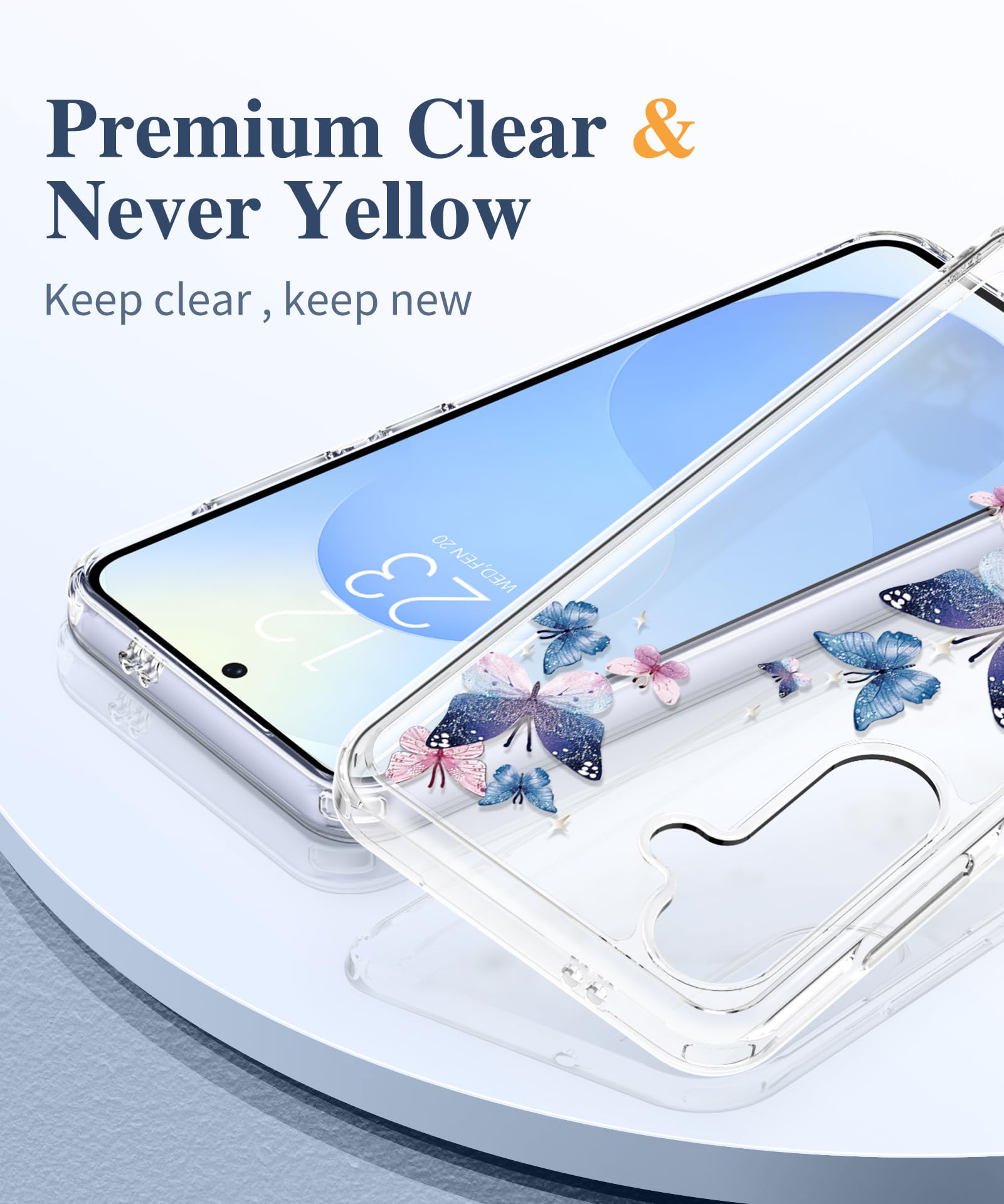 Foto 4 pulgar | Funda De Teléfono Gviewin Para Samsung Galaxy S25 Plus Con Protector - Venta Internacional.