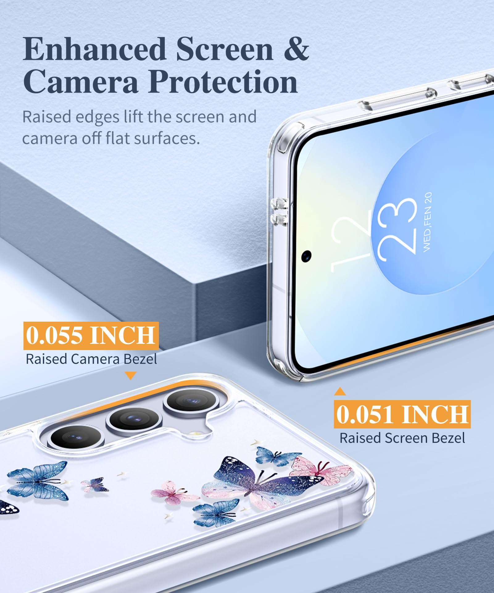 Foto 6 pulgar | Funda De Teléfono Gviewin Para Samsung Galaxy S25 Plus Con Protector - Venta Internacional.