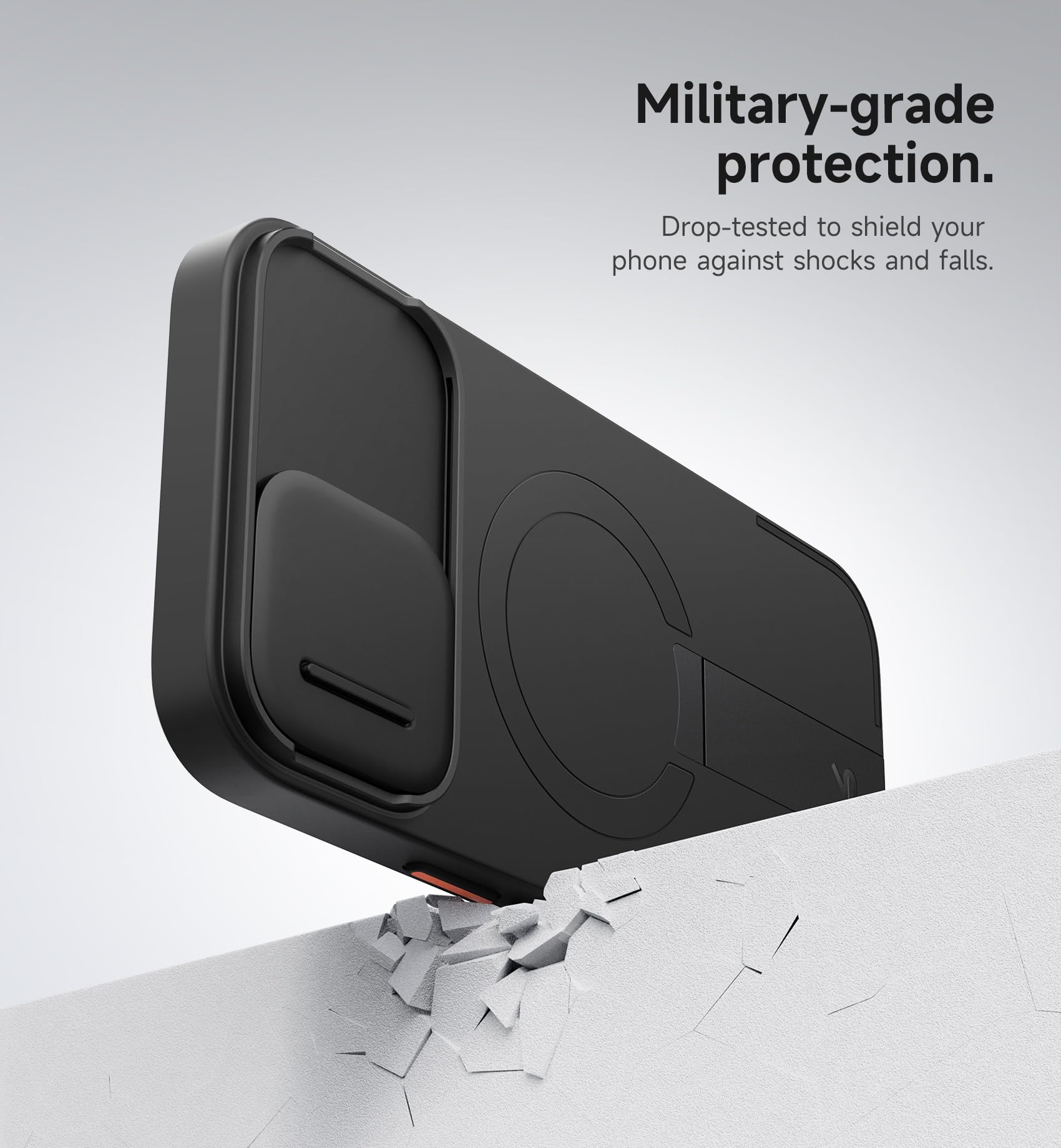Foto 6 | Funda Suritch Para Iphone 16 Plus Con Cámara Magnética Deslizante Negra - Venta Internacional.