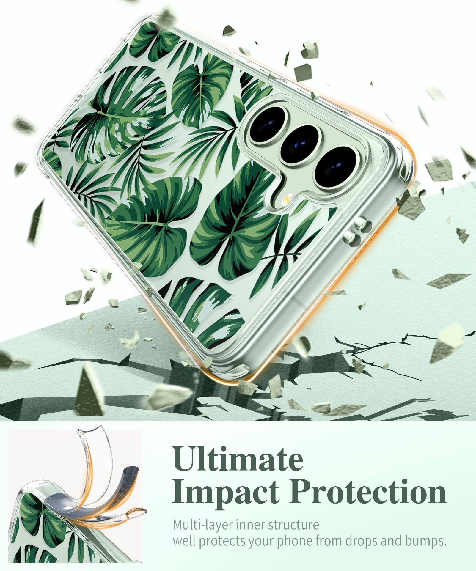 Foto 4 | Funda De Teléfono Gviewin Para Samsung Galaxy S25 Plus Con Protector - Venta Internacional.