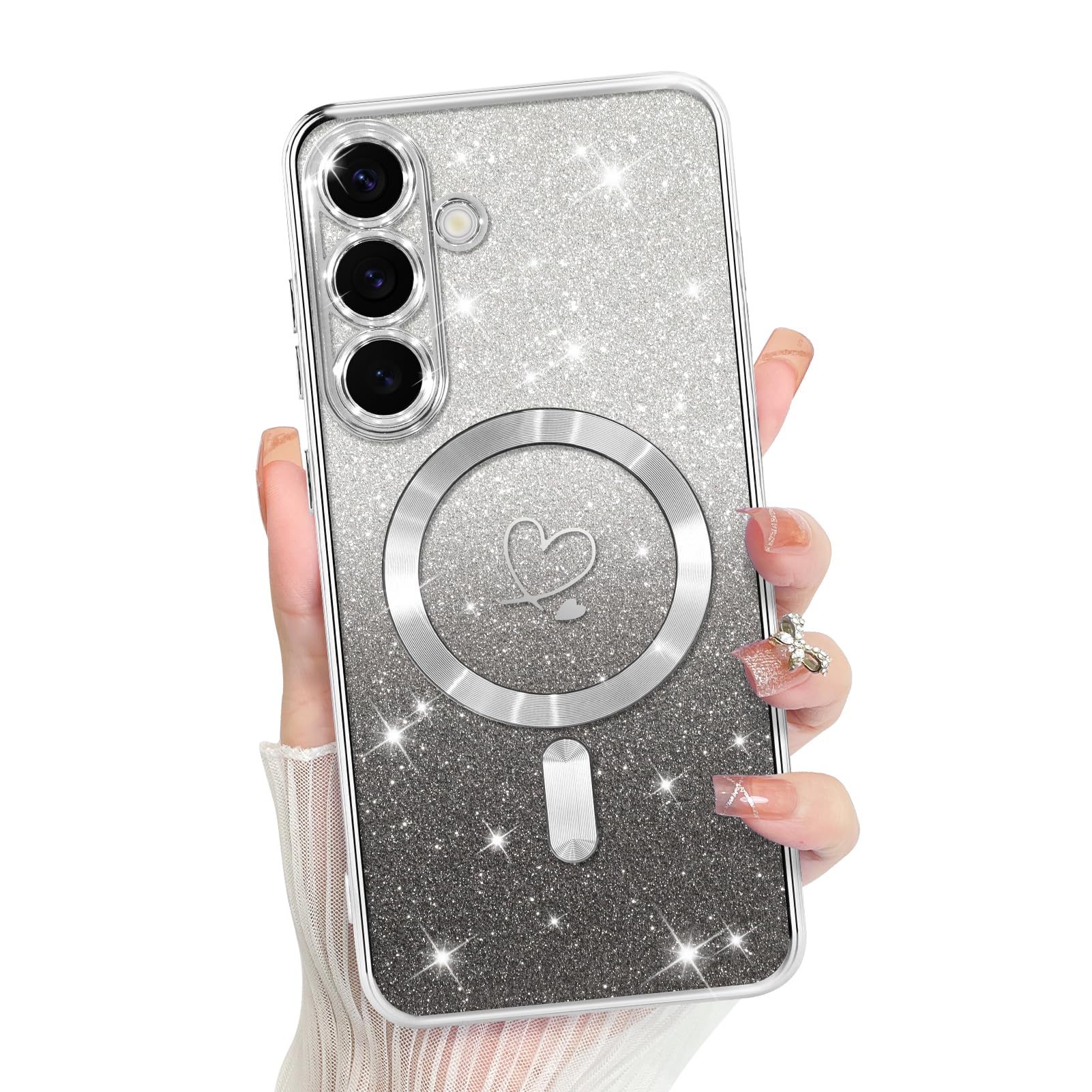 Funda Bonoma Compatible Con Samsung Galaxy S25 Silver - Venta Internacional.
