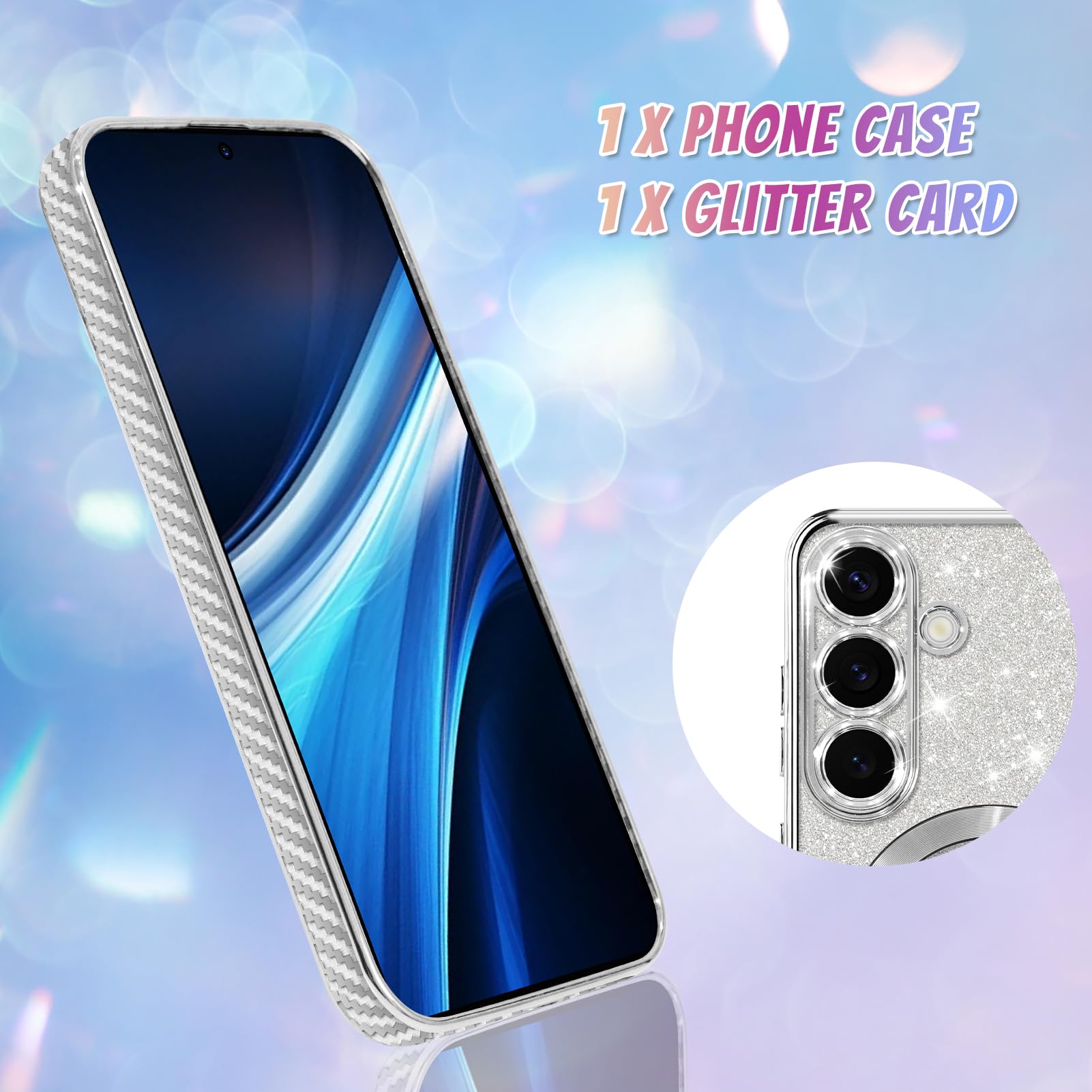 Foto 3 pulgar | Funda Bonoma Compatible Con Samsung Galaxy S25 Silver - Venta Internacional.