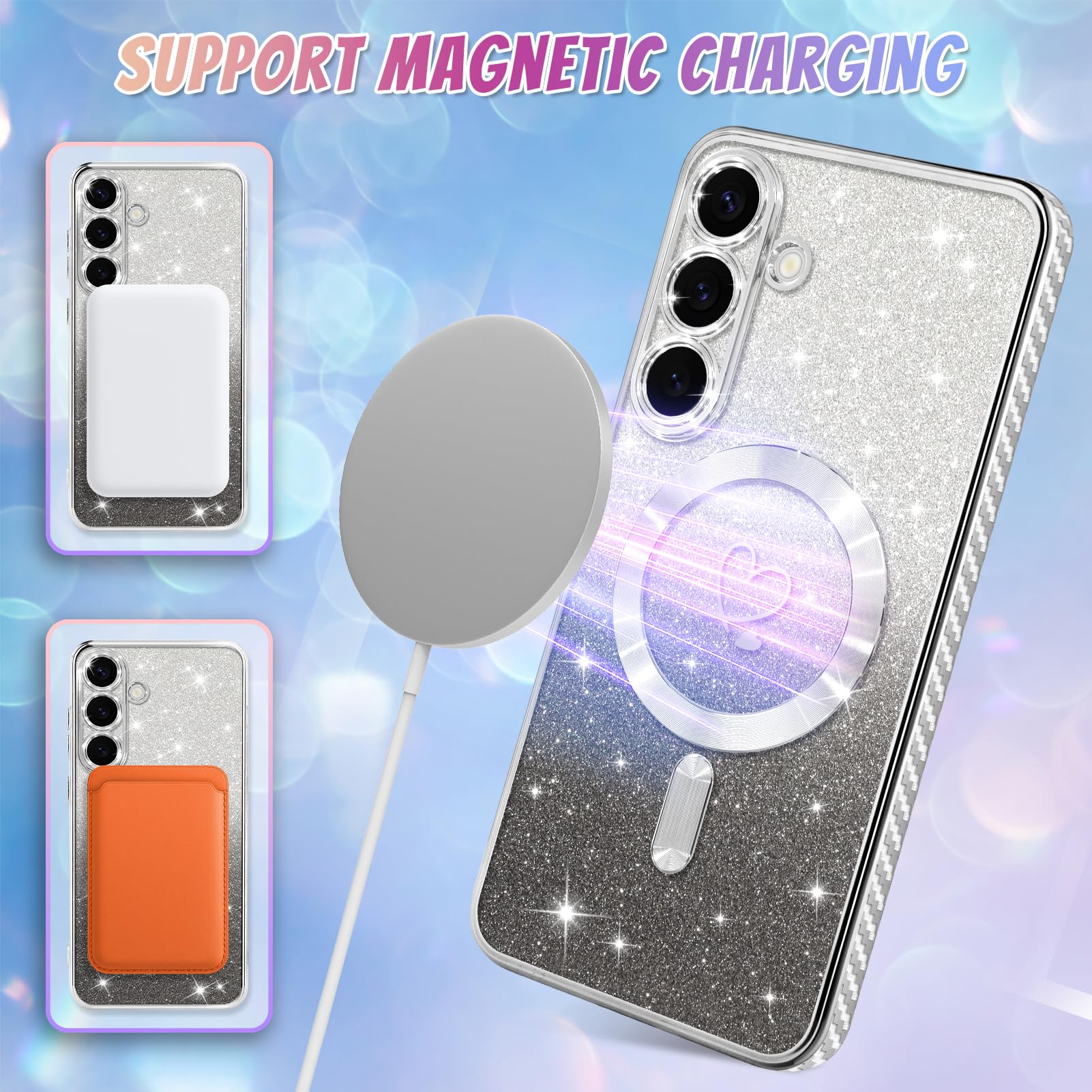 Foto 6 pulgar | Funda Bonoma Compatible Con Samsung Galaxy S25 Silver - Venta Internacional.