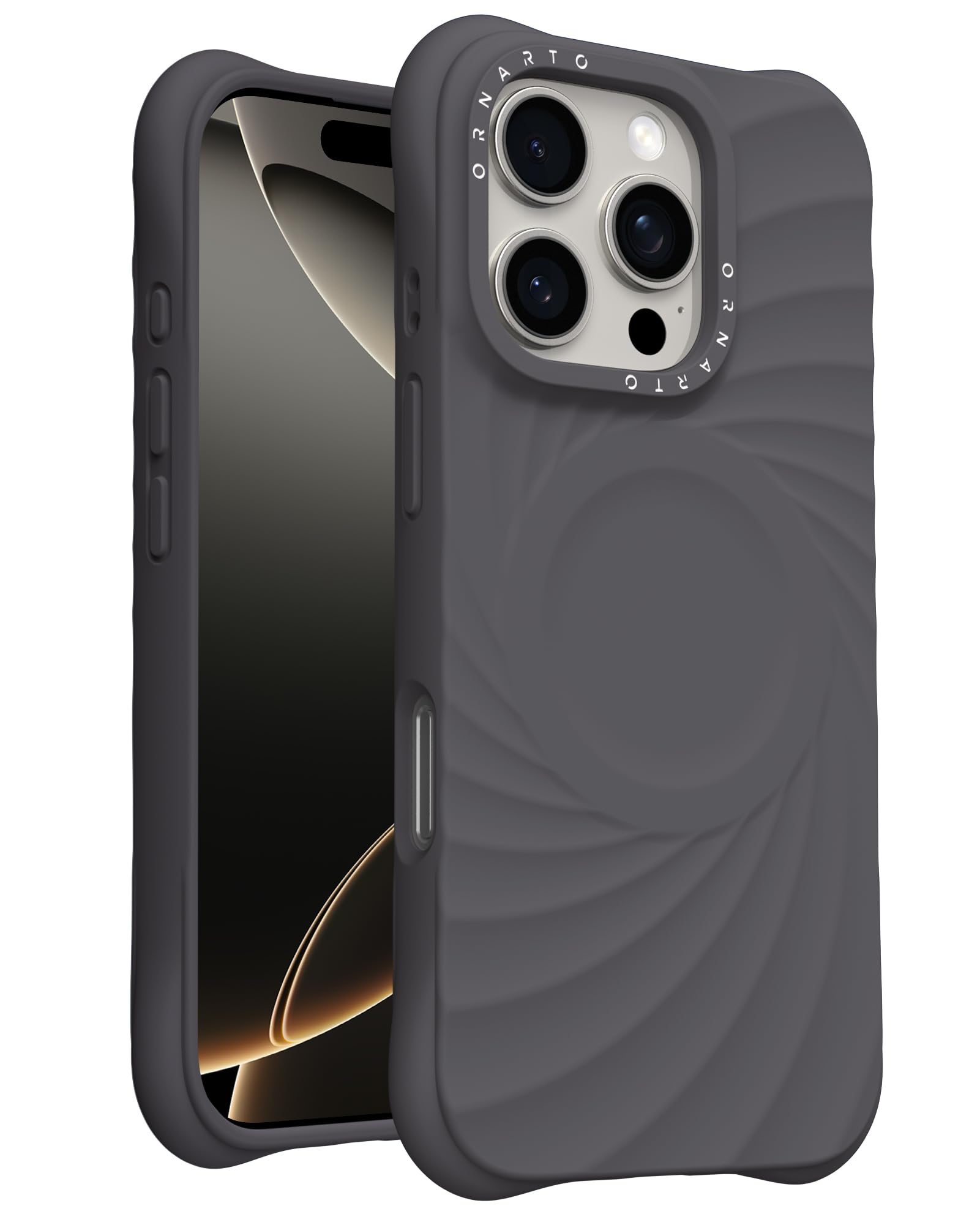 Foto 2 pulgar | Funda De Teléfono Ornarto Vortuxe Para Iphone 16 Pro 6.3 Con Magsafe - Venta Internacional.