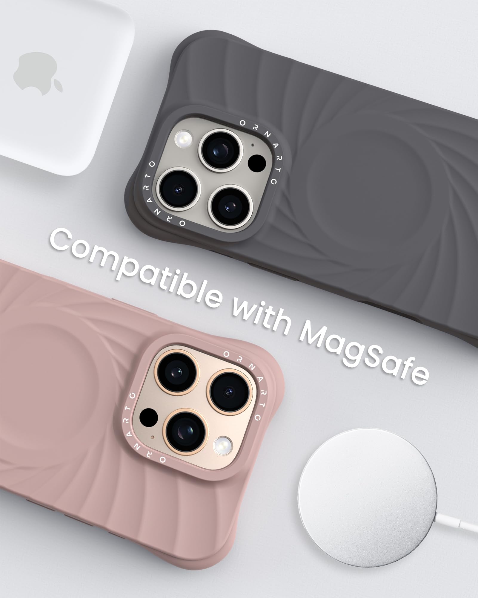 Foto 8 pulgar | Funda De Teléfono Ornarto Vortuxe Para Iphone 16 Pro 6.3 Con Magsafe - Venta Internacional.