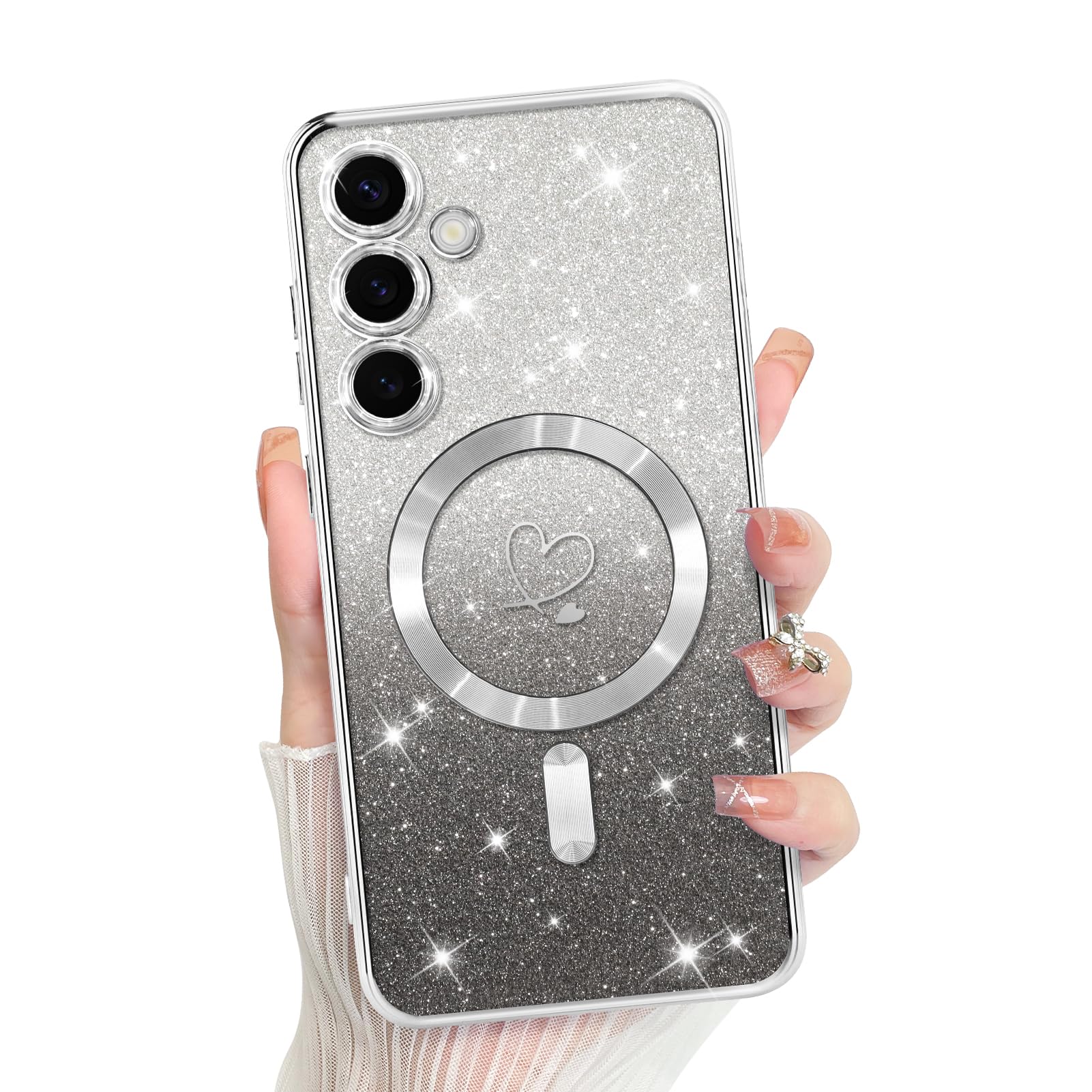 Funda Bonoma Para Teléfono Móvil Compatible Con Samsung Galaxy S24 Silver - Venta Internacional.