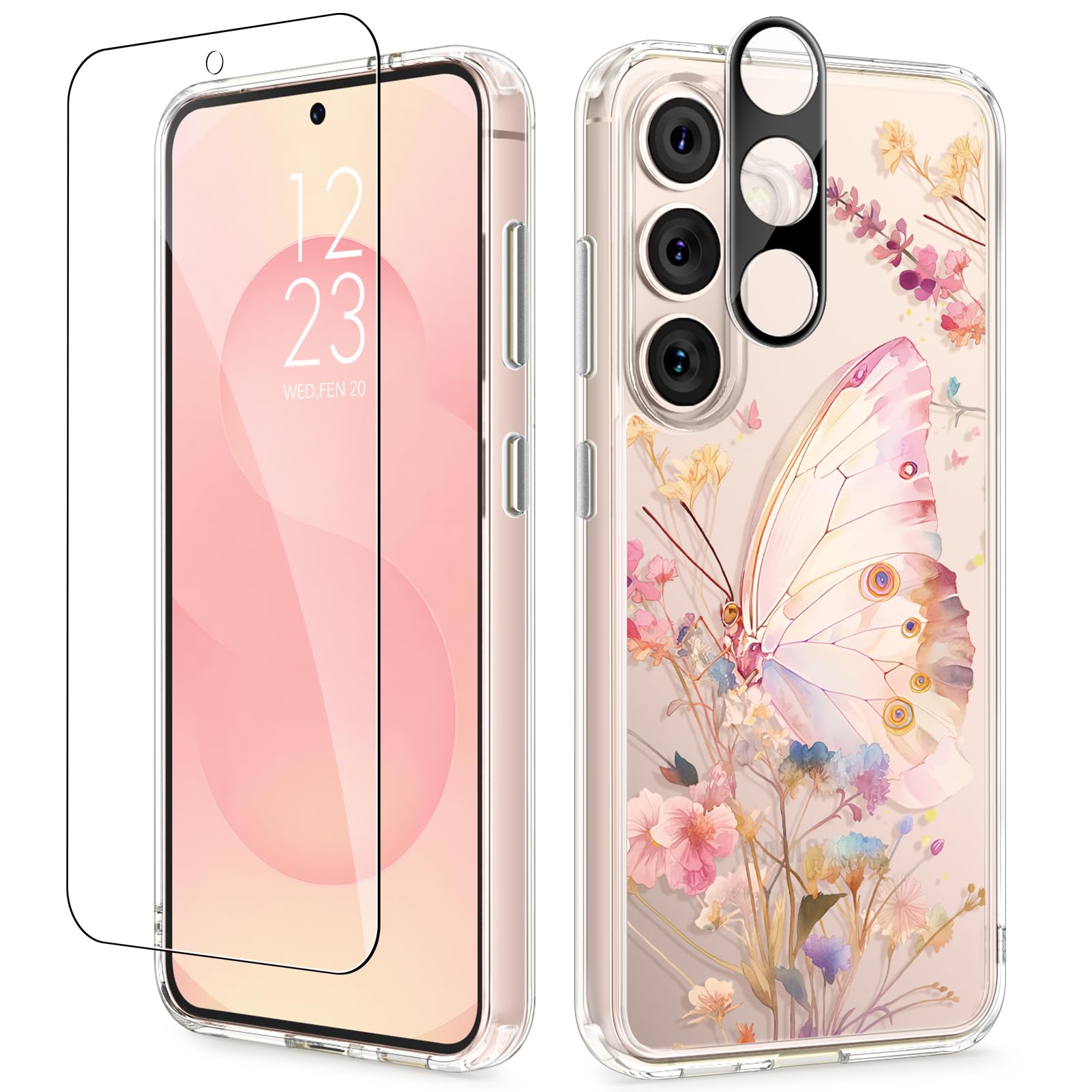 Funda De Teléfono Gviewin Para Samsung Galaxy S25 Plus Con Protector - Venta Internacional.