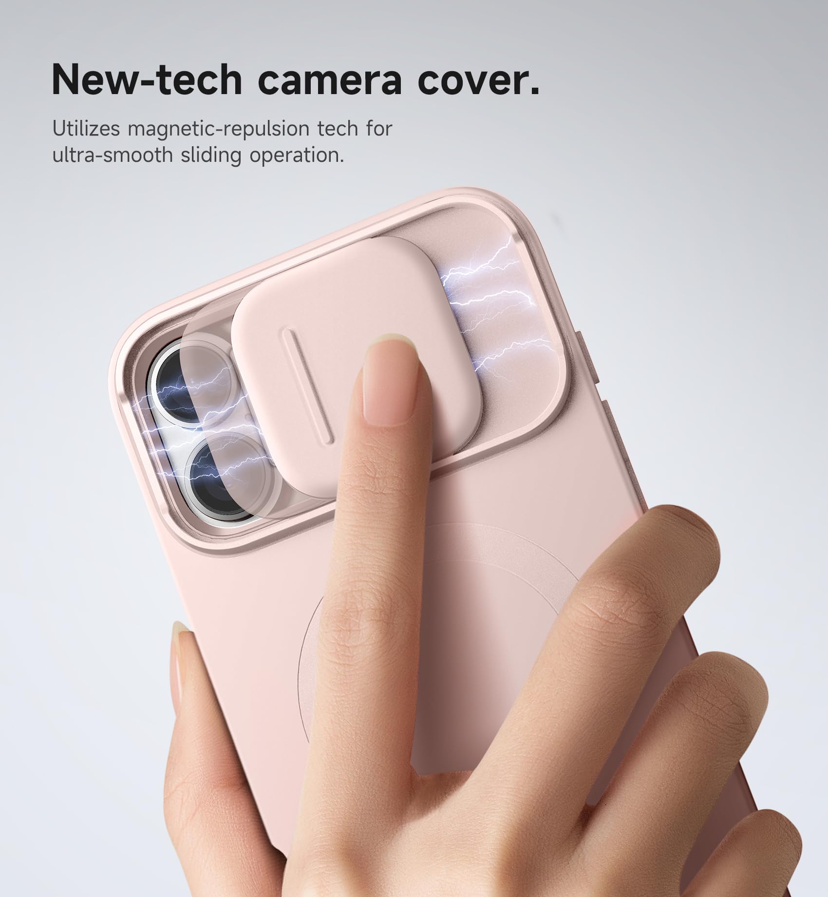 Foto 5 pulgar | Funda Suritch Para Iphone 16 Plus Con Cámara Magnética Slide Pink - Venta Internacional.