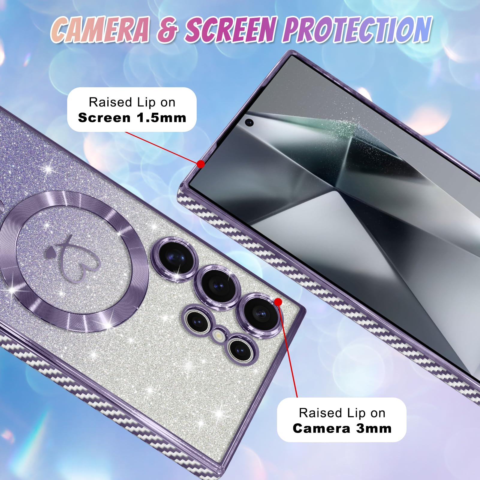 Foto 4 | Funda De Teléfono Bonoma Compatible Con Samsung Galaxy S24 Ultra - Venta Internacional.