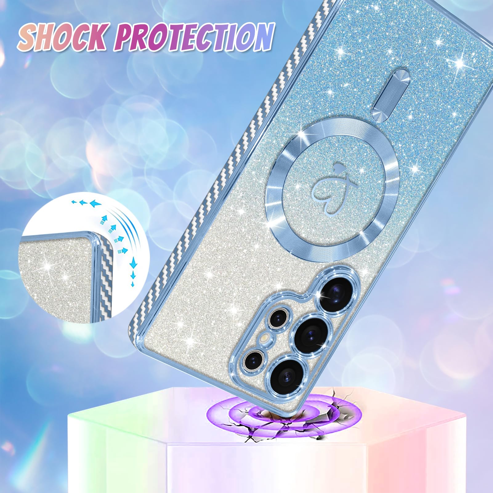 Foto 4 pulgar | Funda De Teléfono Bonoma Compatible Con Samsung Galaxy S25 Ultra - Venta Internacional.