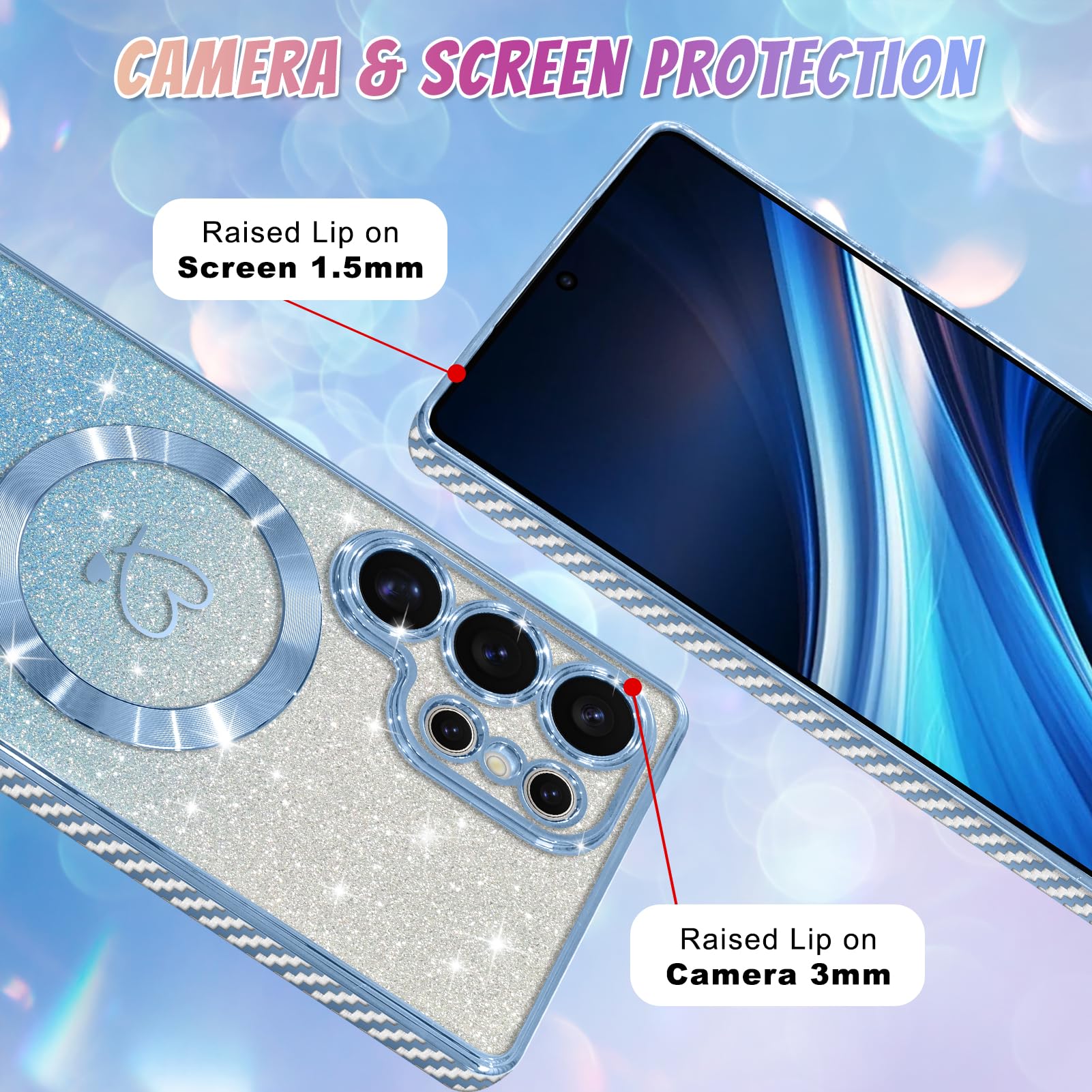 Foto 5 pulgar | Funda De Teléfono Bonoma Compatible Con Samsung Galaxy S25 Ultra - Venta Internacional.