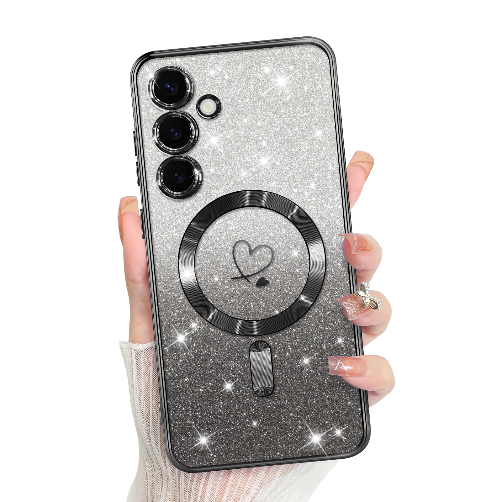 Funda Bonoma Para Teléfono Móvil Compatible Con Samsung Galaxy S24, Color Negro - Venta Internacional.