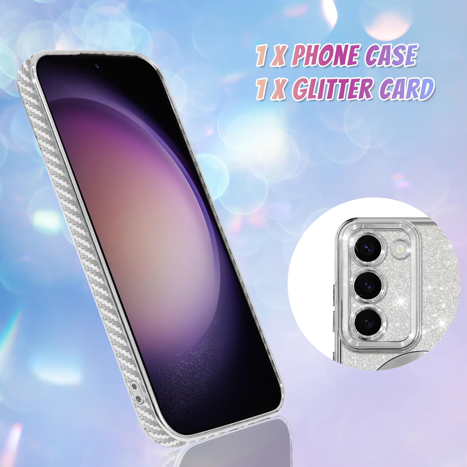Foto 3 pulgar | Funda De Teléfono Bonoma Compatible Con Samsung Galaxy S23 Plus - Venta Internacional.