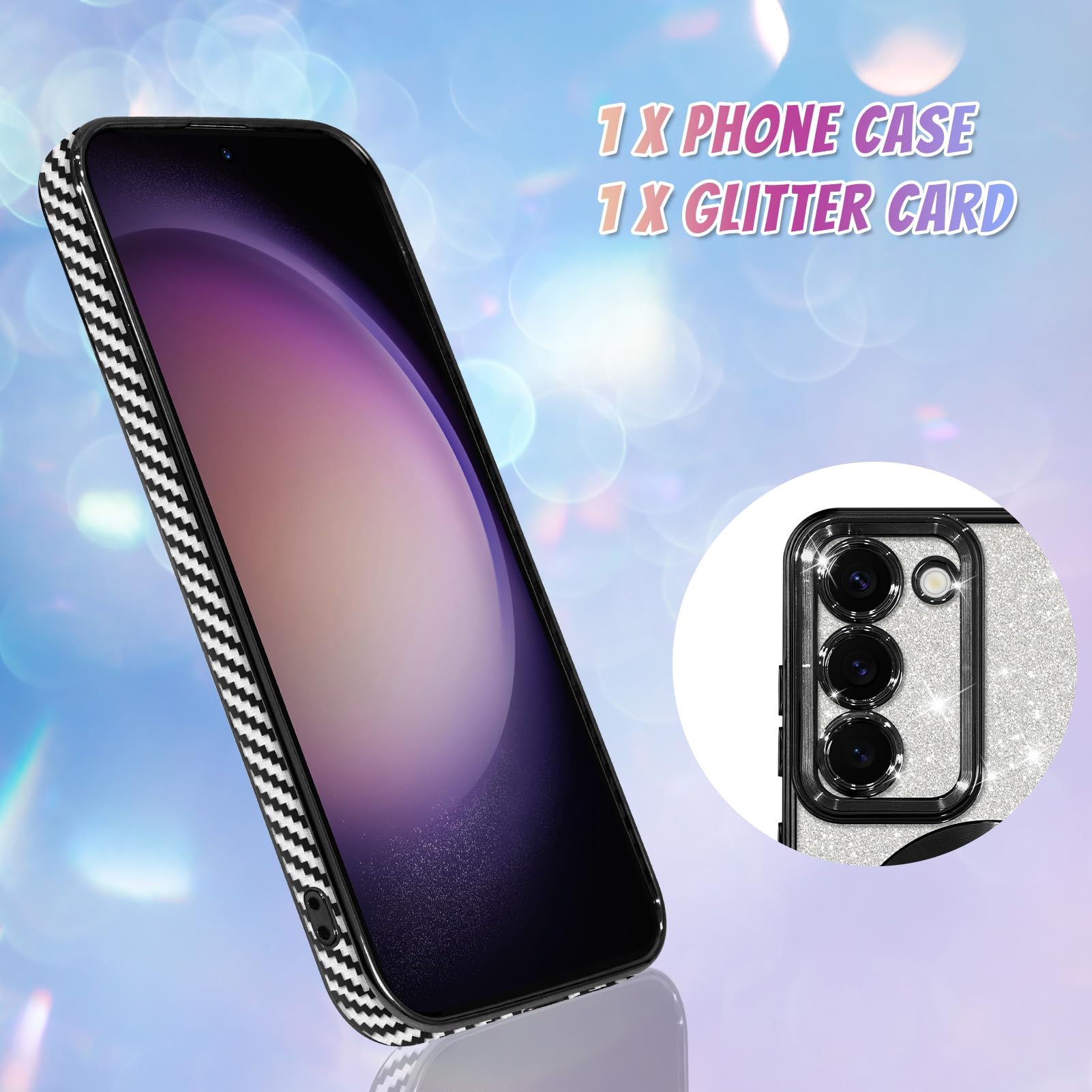 Foto 3 pulgar | Funda De Teléfono Bonoma Compatible Con Samsung Galaxy S23 Plus - Venta Internacional.