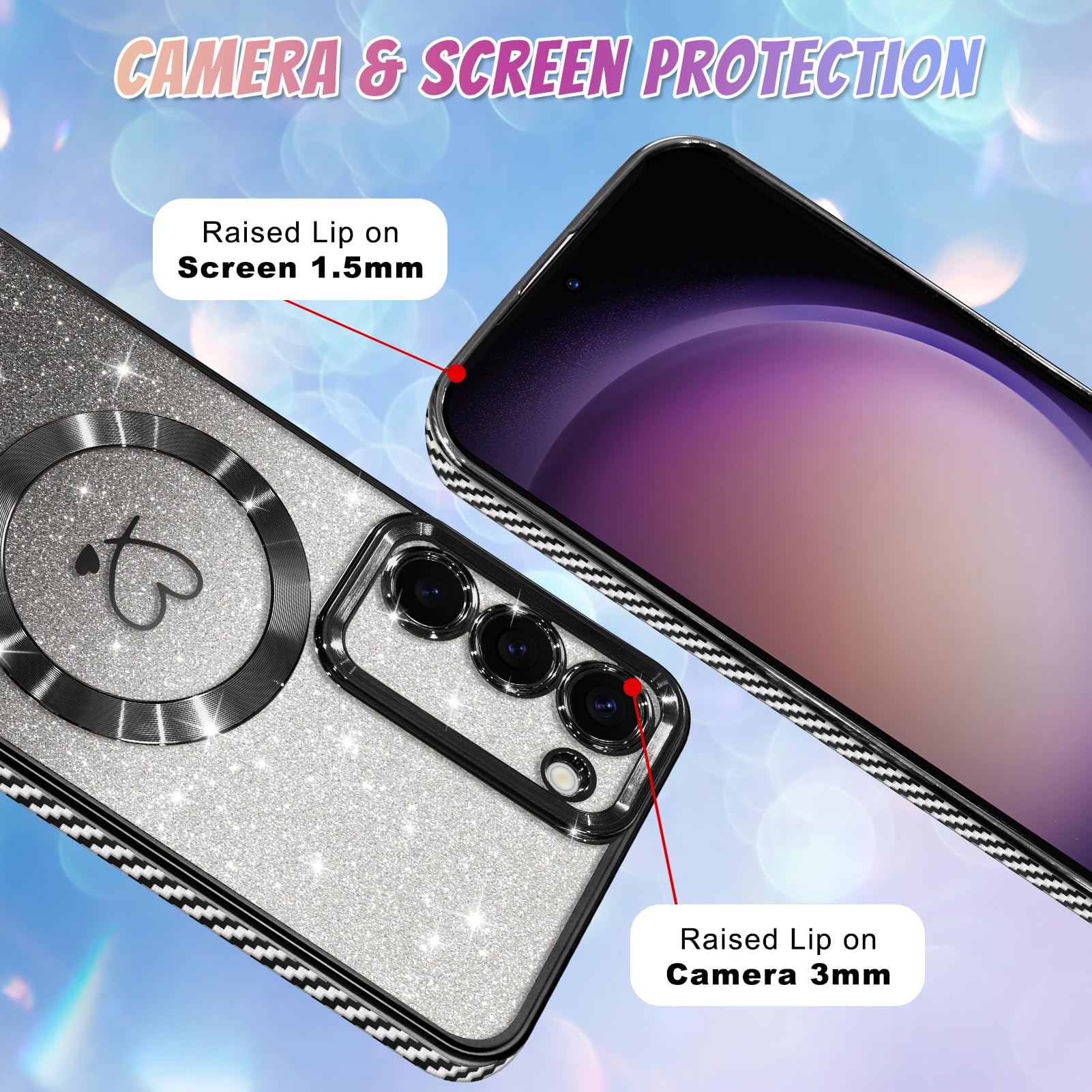 Foto 5 pulgar | Funda De Teléfono Bonoma Compatible Con Samsung Galaxy S23 Plus - Venta Internacional.