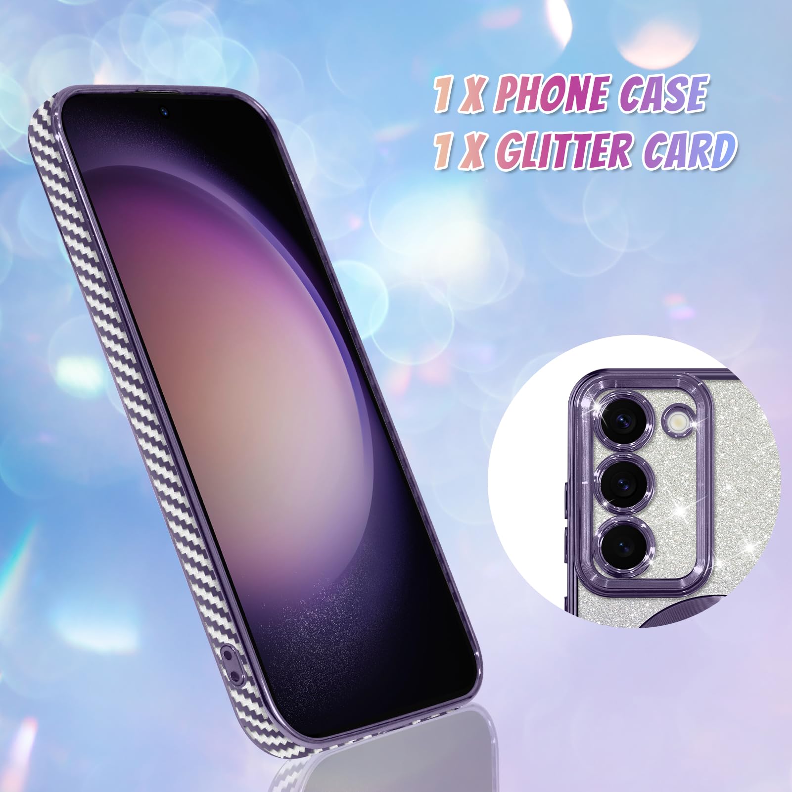 Foto 3 pulgar | Funda De Teléfono Bonoma Compatible Con Samsung Galaxy S23 Plus - Venta Internacional.