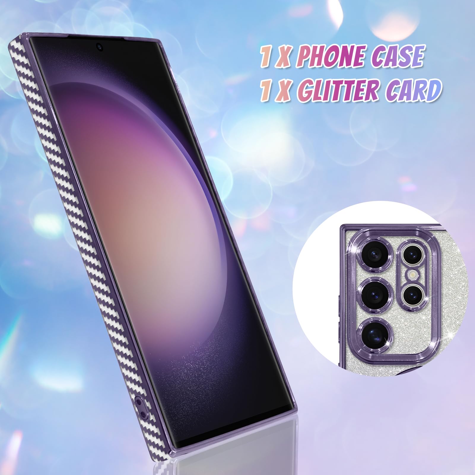 Foto 3 pulgar | Funda De Teléfono Bonoma Compatible Con Samsung Galaxy S23 Ultra - Venta Internacional.