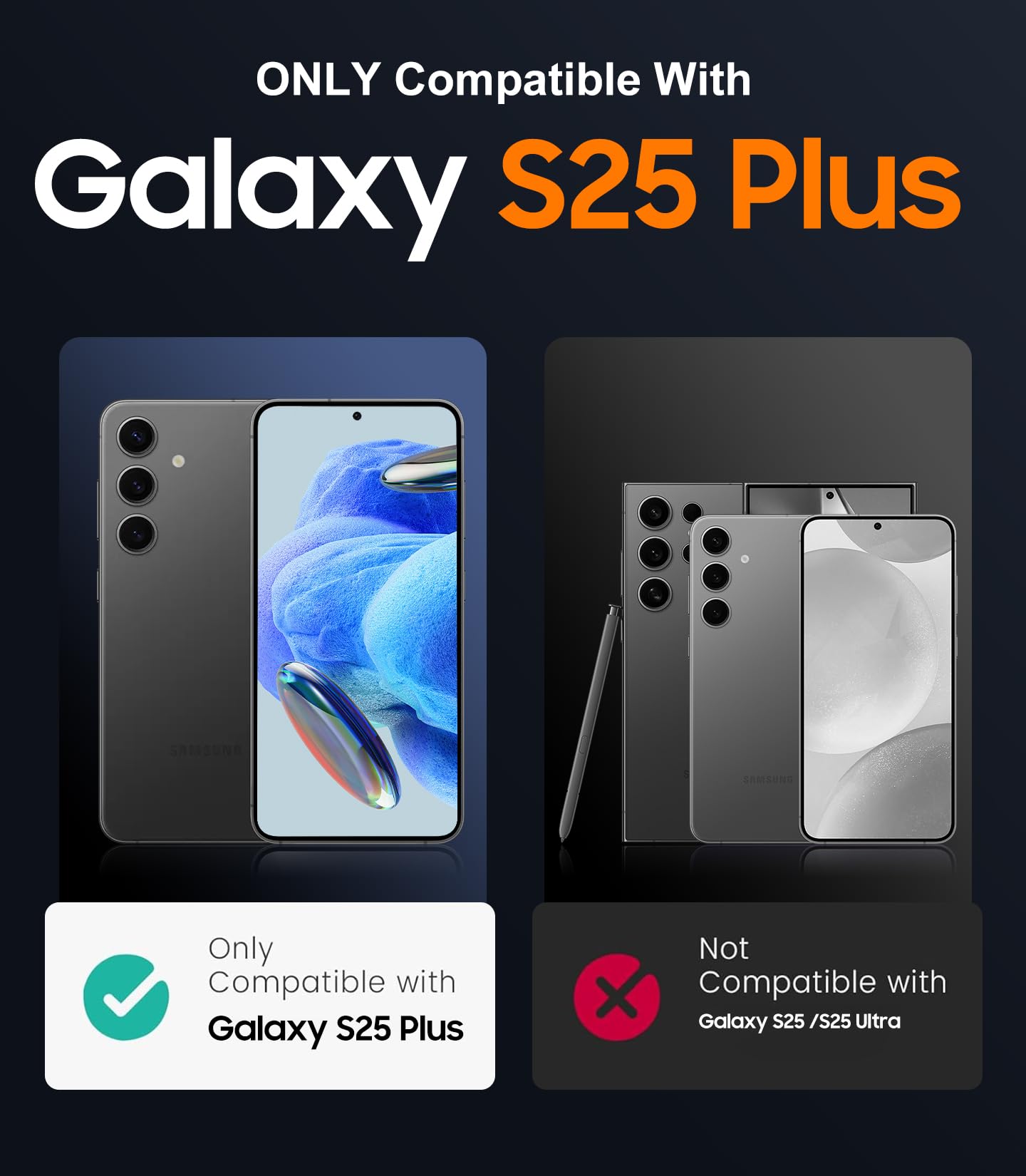 Foto 3 pulgar | Funda De Teléfono Magnética Temdan Para Samsung Galaxy S25 Plus - Venta Internacional.