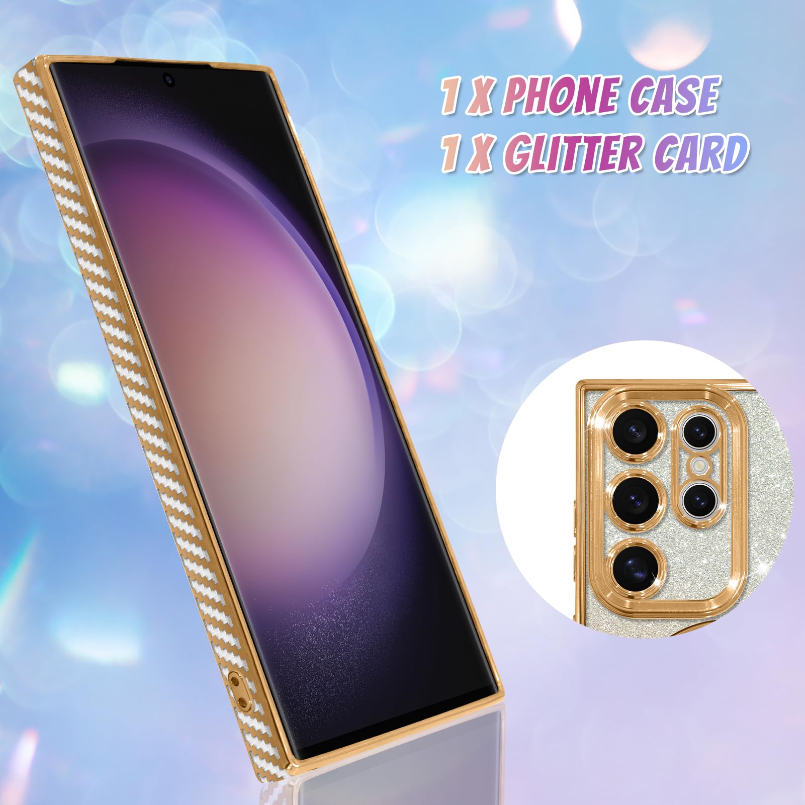 Foto 3 pulgar | Funda De Teléfono Bonoma Compatible Con Samsung Galaxy S23 Ultra - Venta Internacional.